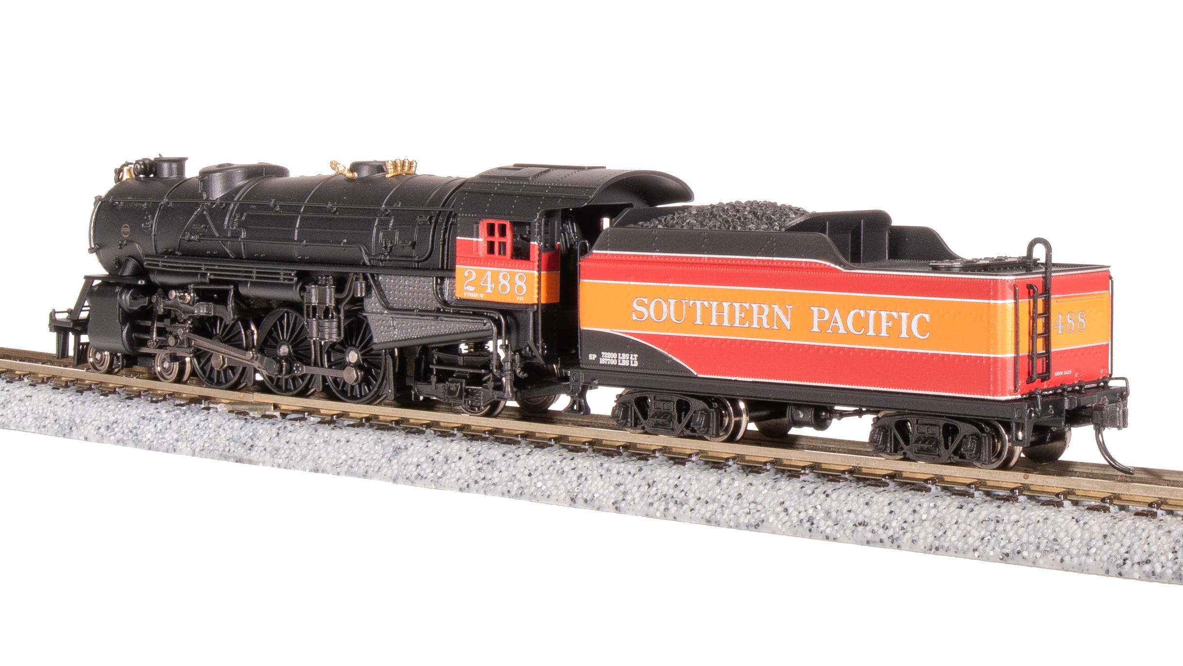 7989 Heavy Pacific 4-6-2, SP 2488, Daylight Fantasy Scheme, Paragon4 S