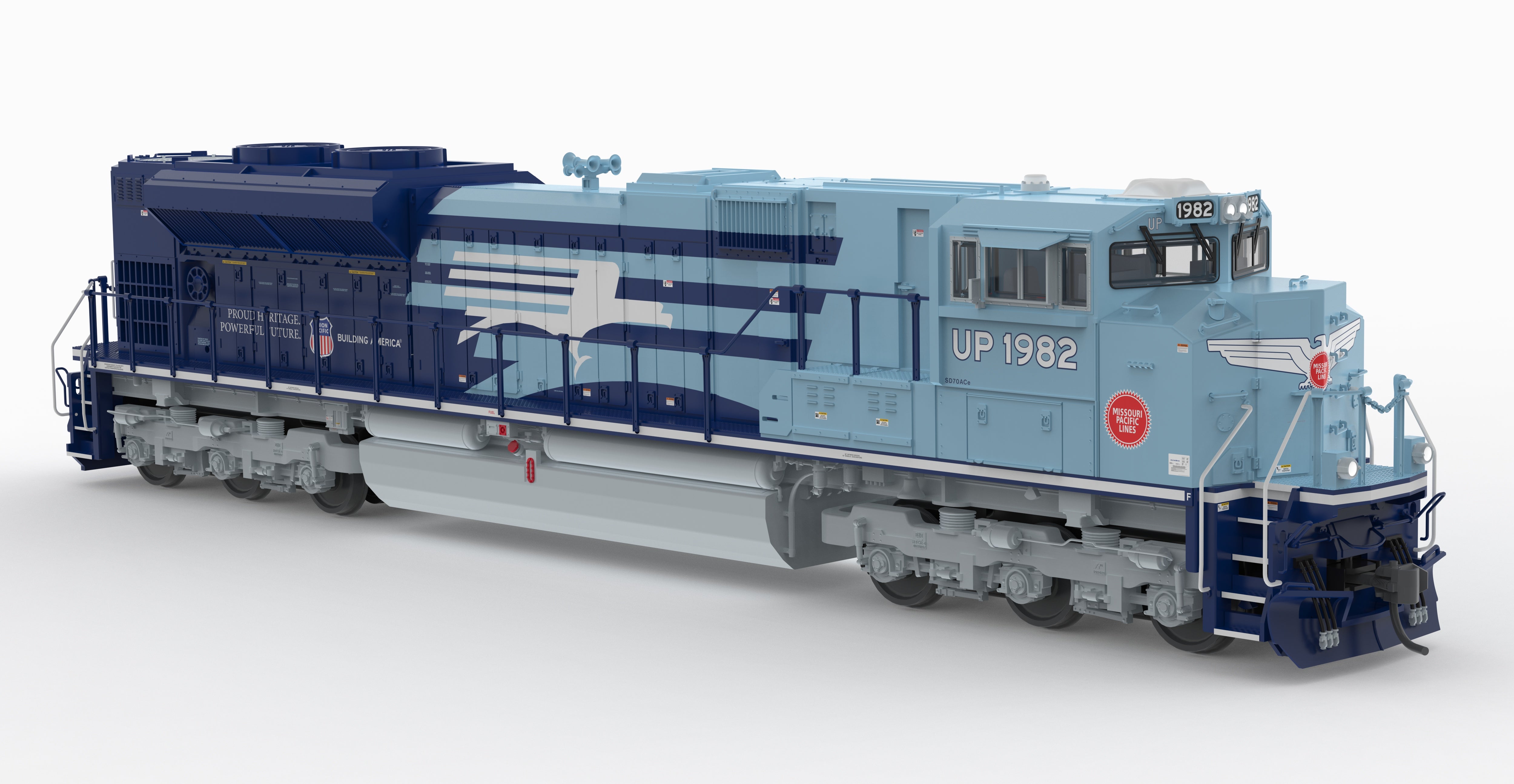 10439 EMD SD70ACe, UP 1982, Missouri Pacific Heritage livery, Paragon4 Sound/DC/DCC, HO