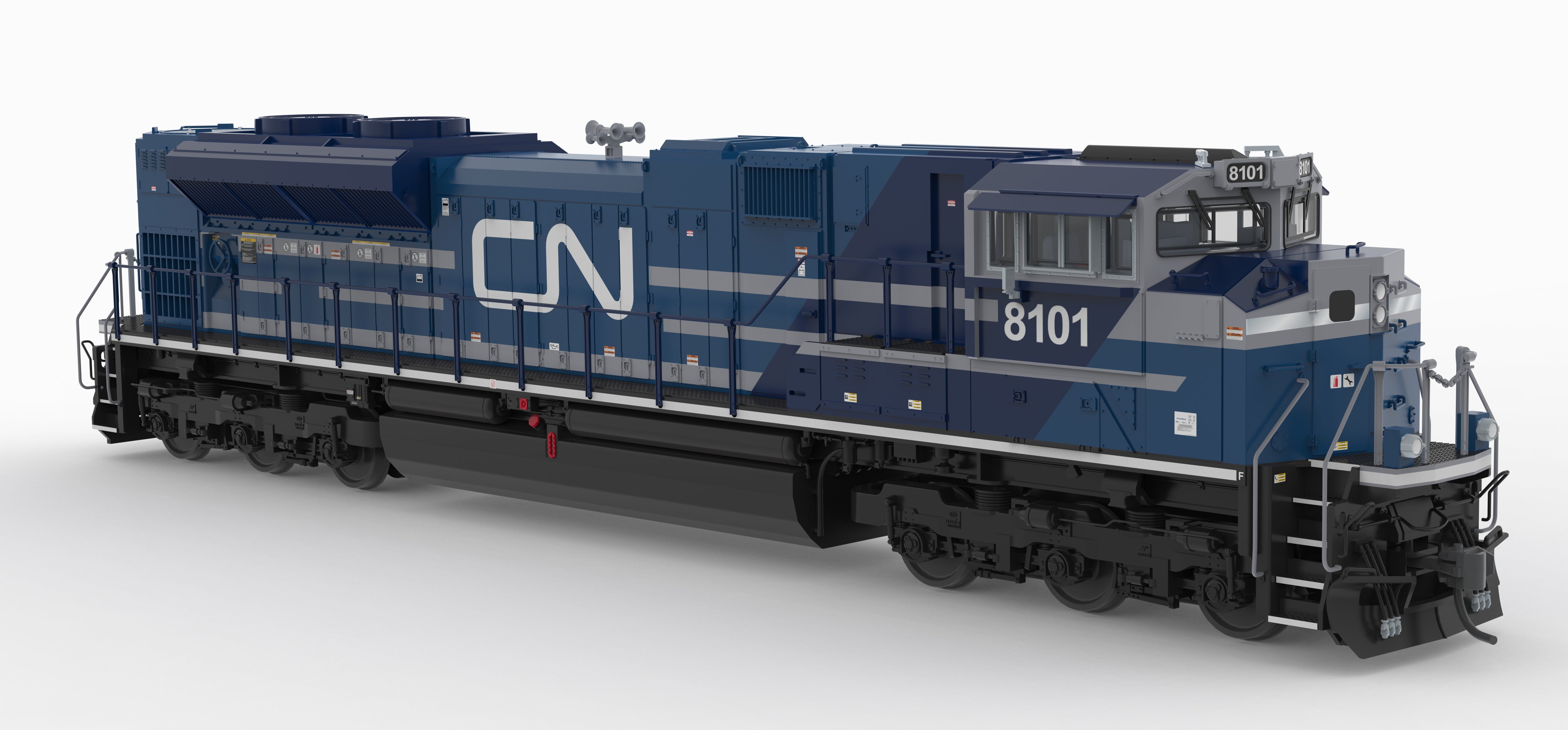 10425 EMD SD70ACe, CN 8101, Blue & White, Paragon4 Sound/DC/DCC, HO