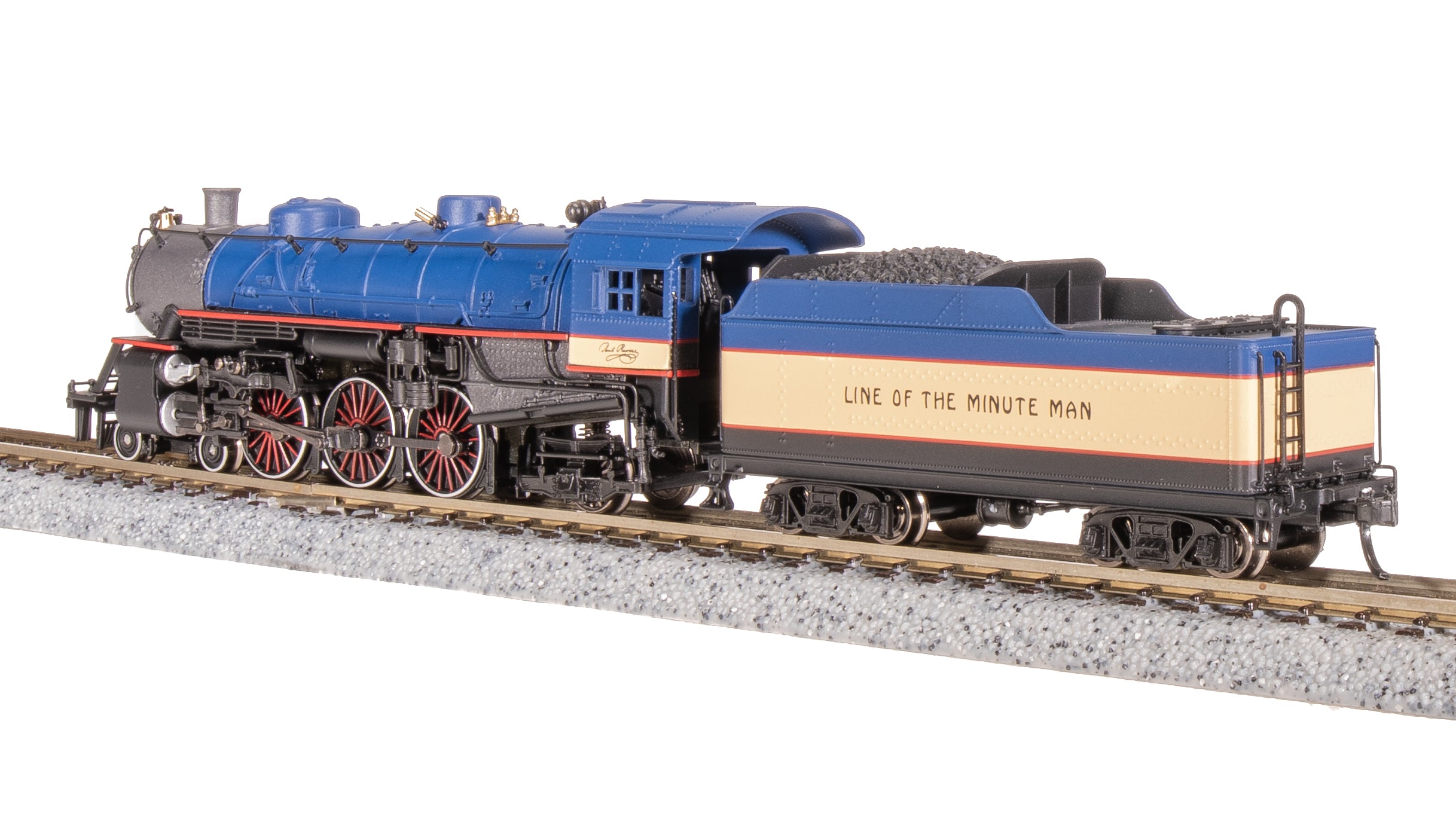 8000 Light Pacific 4-6-2, B&M #3688, Minuteman Scheme, Paragon4 Sound/
