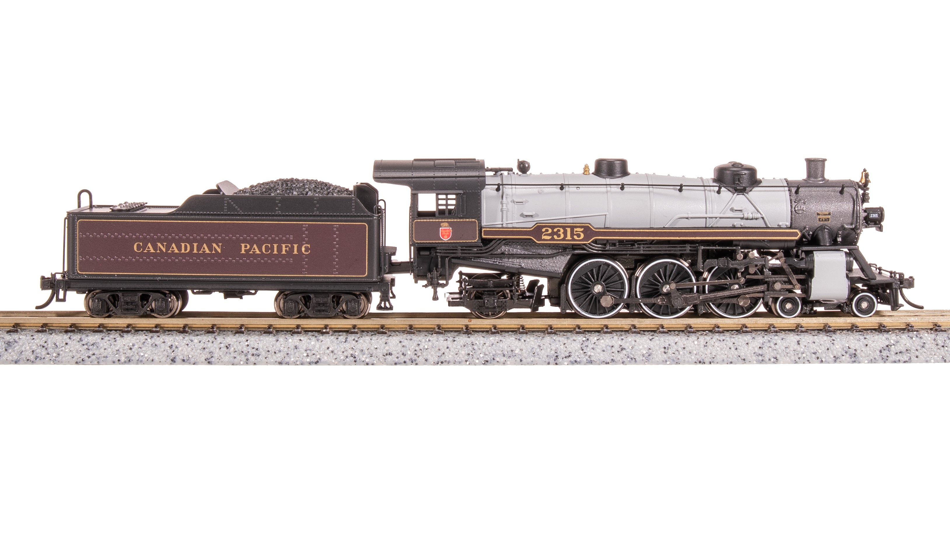 8002 Light Pacific 4-6-2, CP 2320, Maroon & Gray, Paragon4 Sound/DC/DC