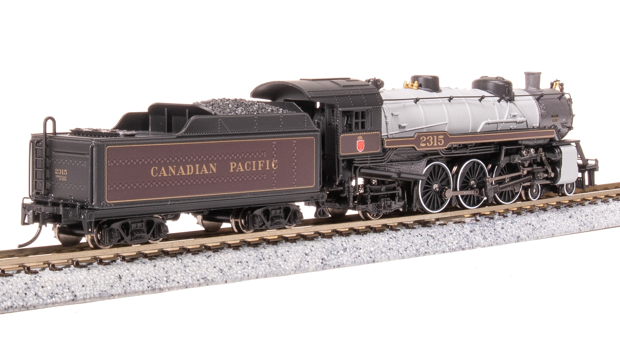 8002 Light Pacific 4-6-2, CP 2320, Maroon & Gray, Paragon4 Sound/DC/DC