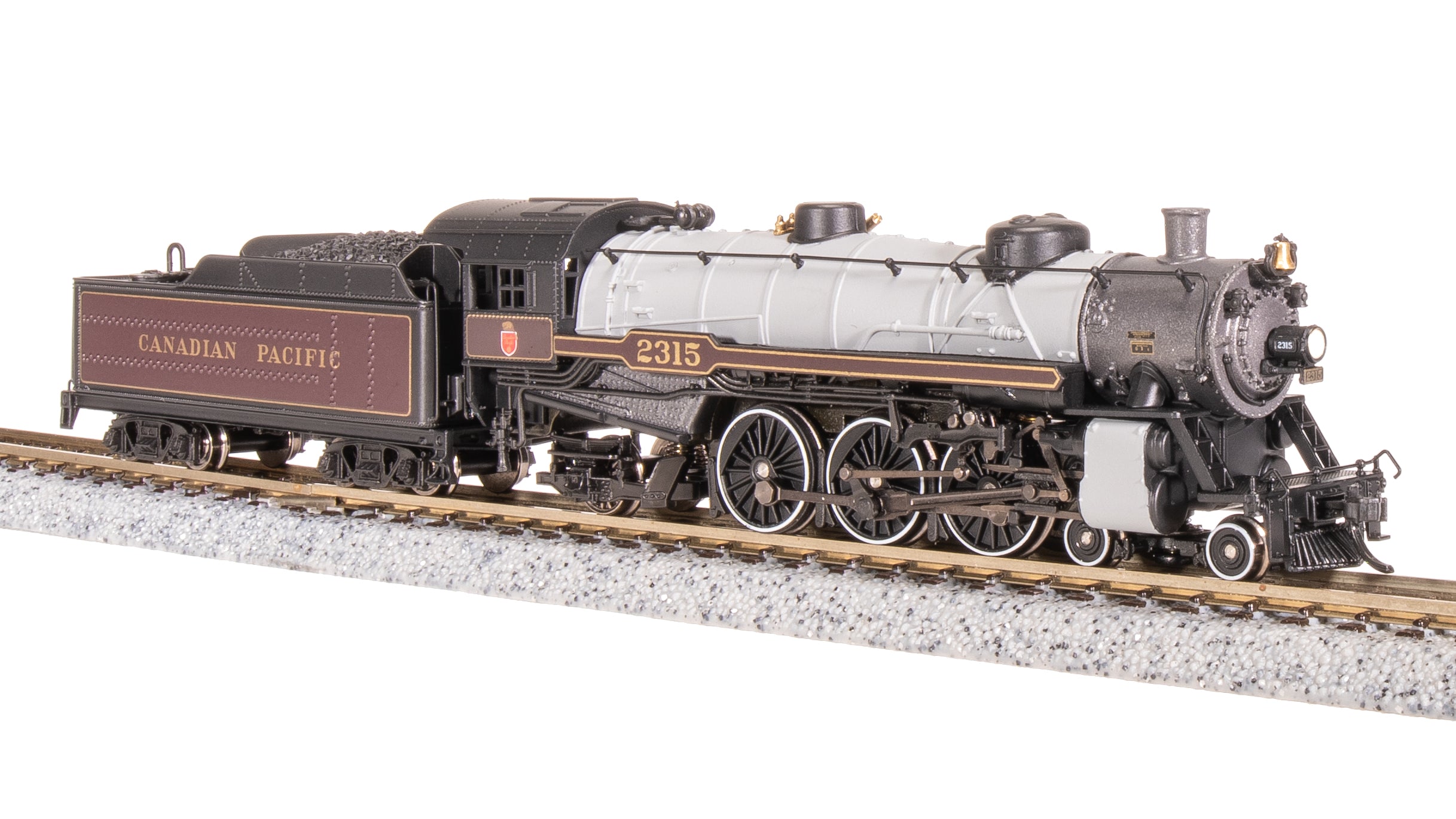 8002 Light Pacific 4-6-2, CP 2320, Maroon & Gray, Paragon4 Sound/DC/DC
