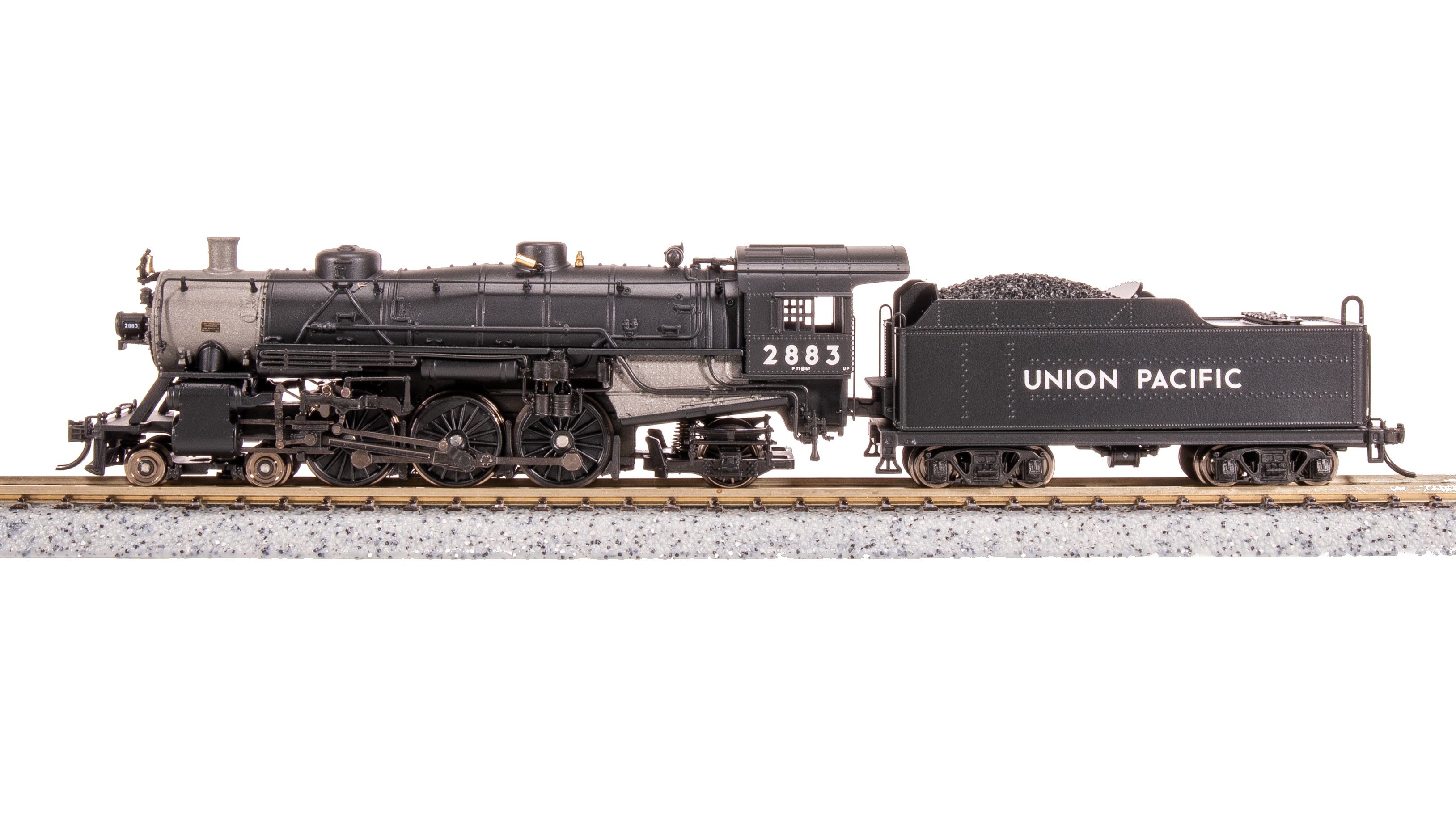 8012 Light Pacific 4-6-2, UP 2883, Black w/ Aluminum, Paragon4 Sound/D