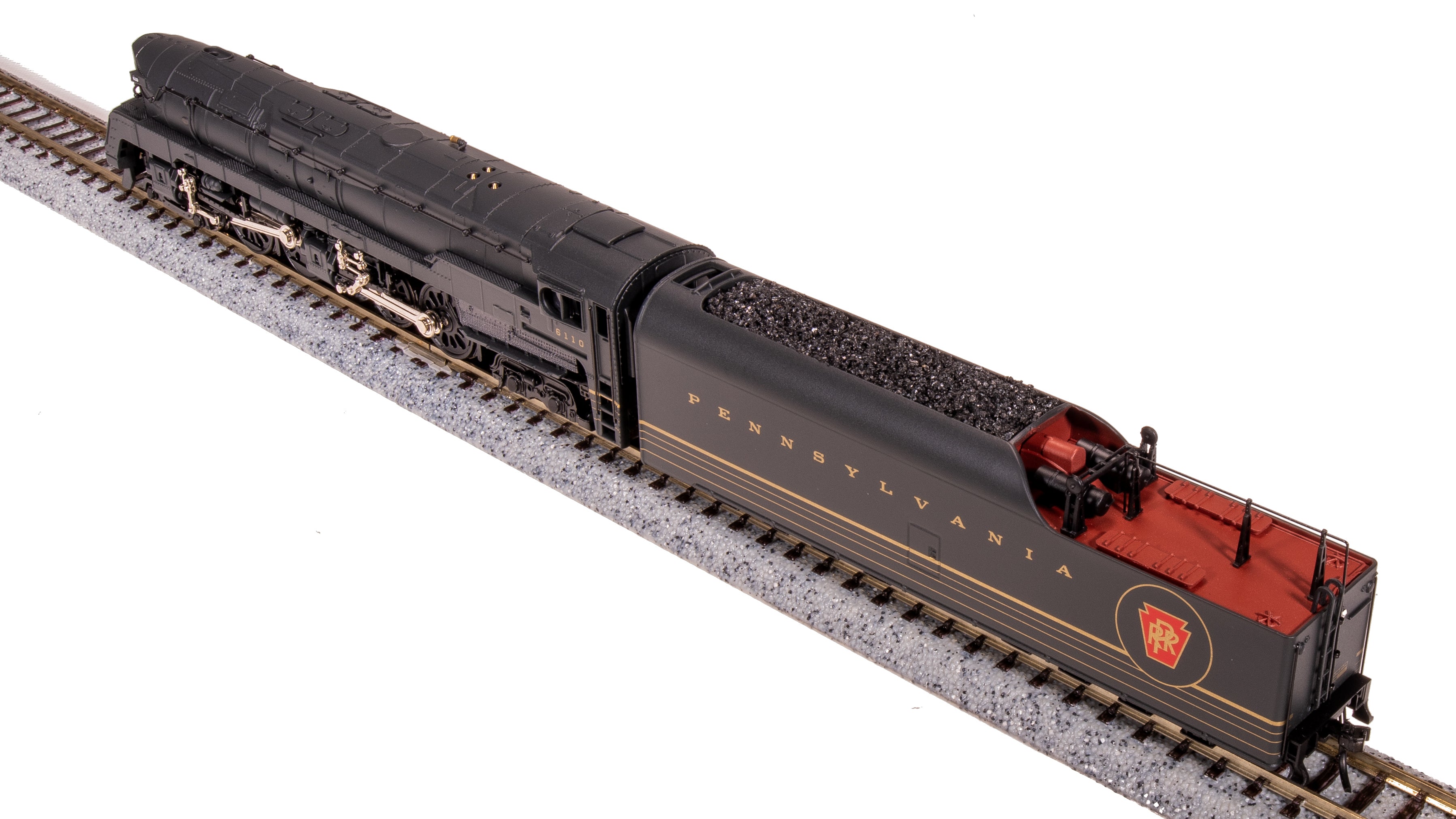 8026 PRR T1 Duplex 6110 w As Delivered Lettering Paragon4 Sound DC DCC N Fantasy Paint Scheme