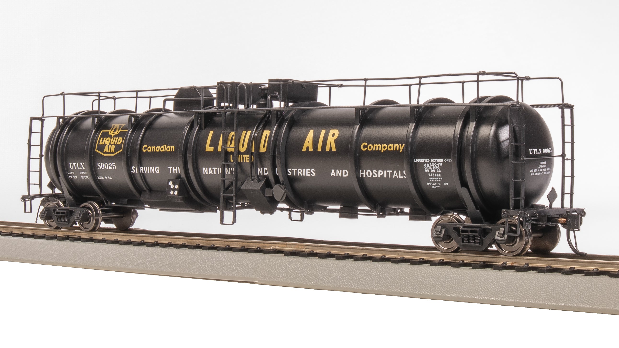 カ*シ様 RALEIGH ラリー CYbERdYNE GLAY RADIOTSモ 8034 Cryogenic Tank Car, Canadian Liquid Air, 2-Pack, HO