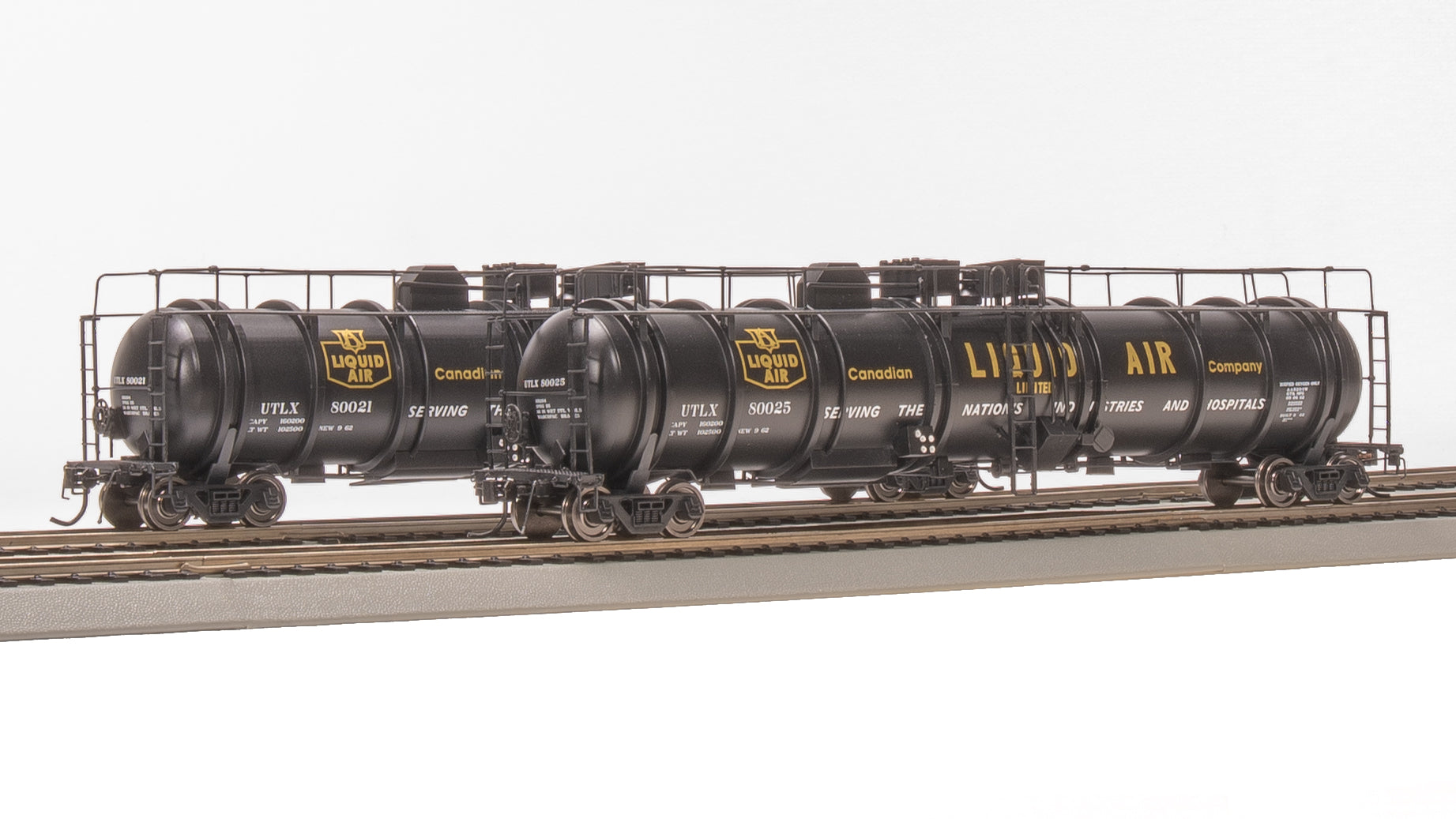 8034 Cryogenic Tank Car, Canadian Liquid Air, 2-Pack, HO
