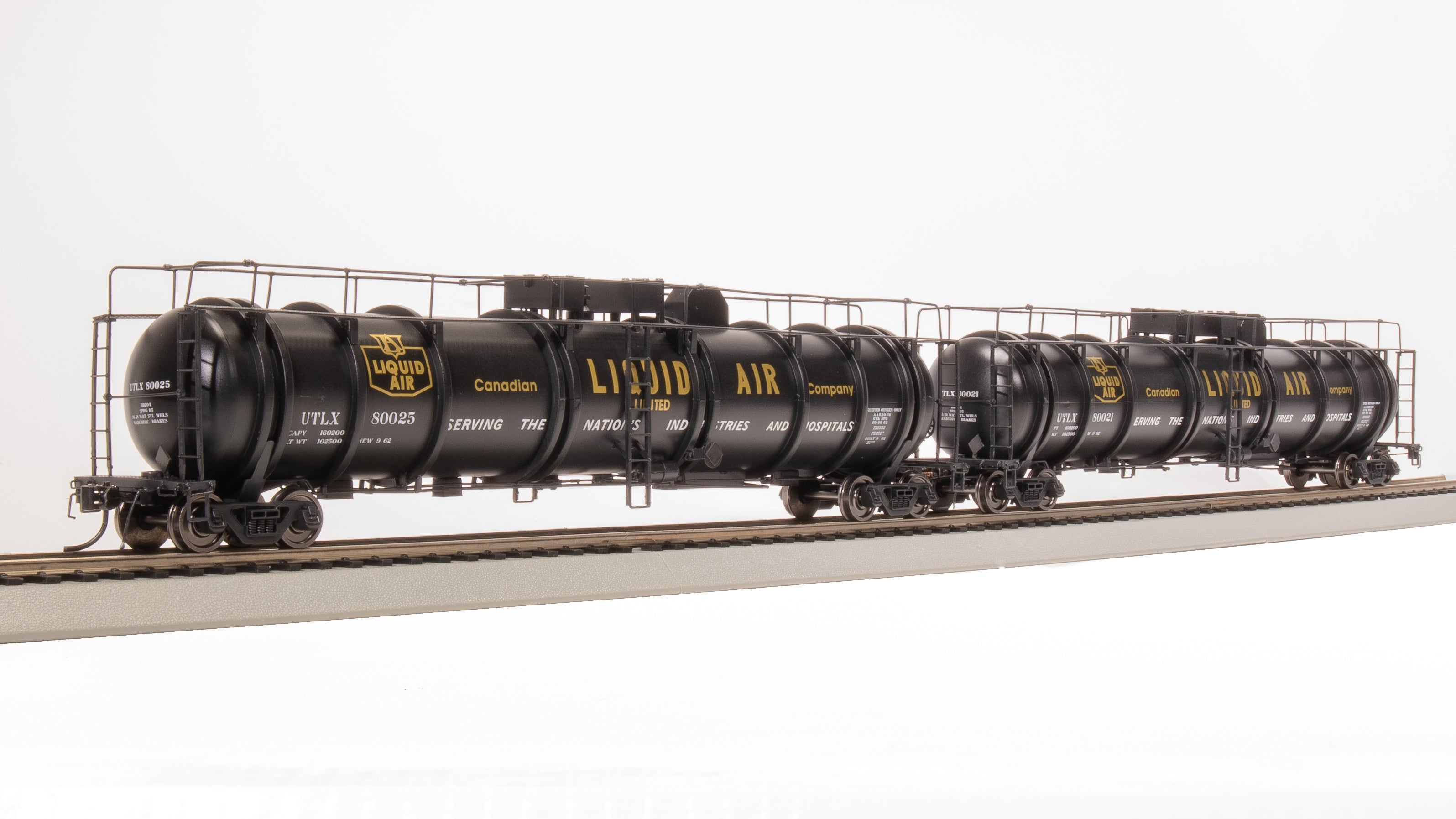 8034 Cryogenic Tank Car, Canadian Liquid Air, 2-Pack, HO