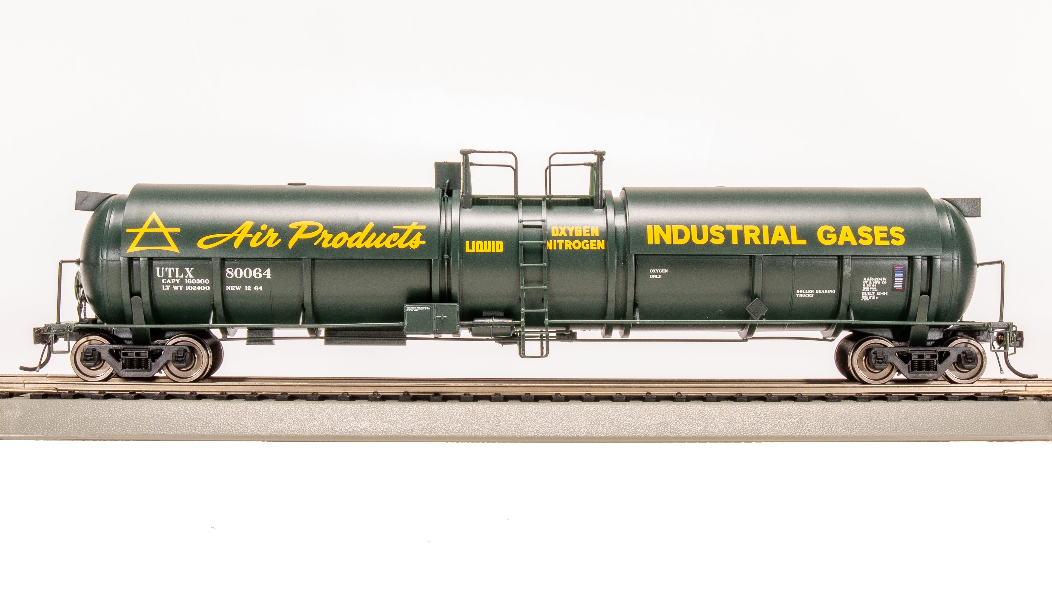 8040 Cryogenic Tank Car, Air Products, Single Car, HO