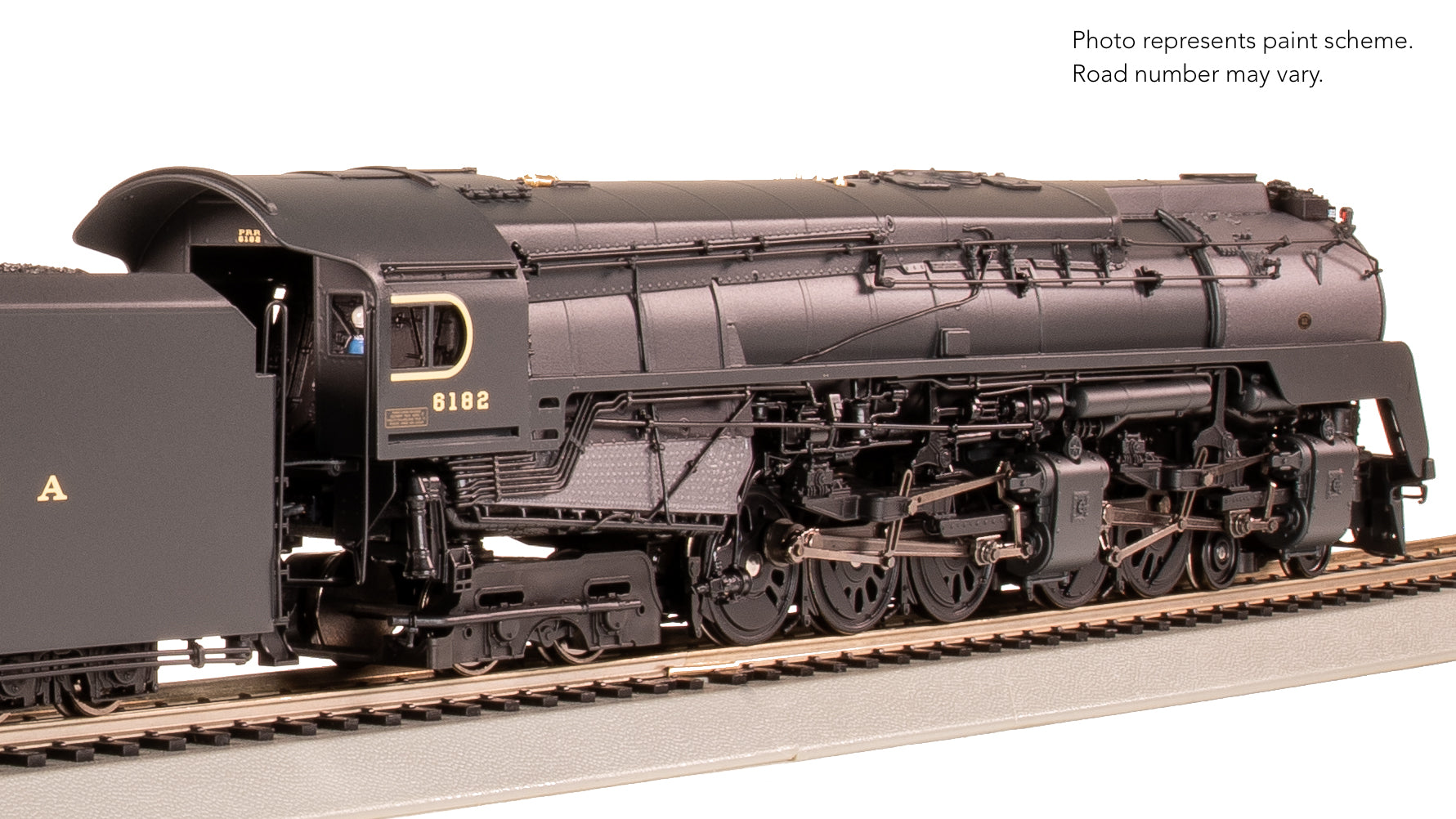 8055 PRR Q2 Duplex, 4-4-6-4, #6182, Production Version, 18,000 gallon tender, No-Sound / DCC-Ready, HO