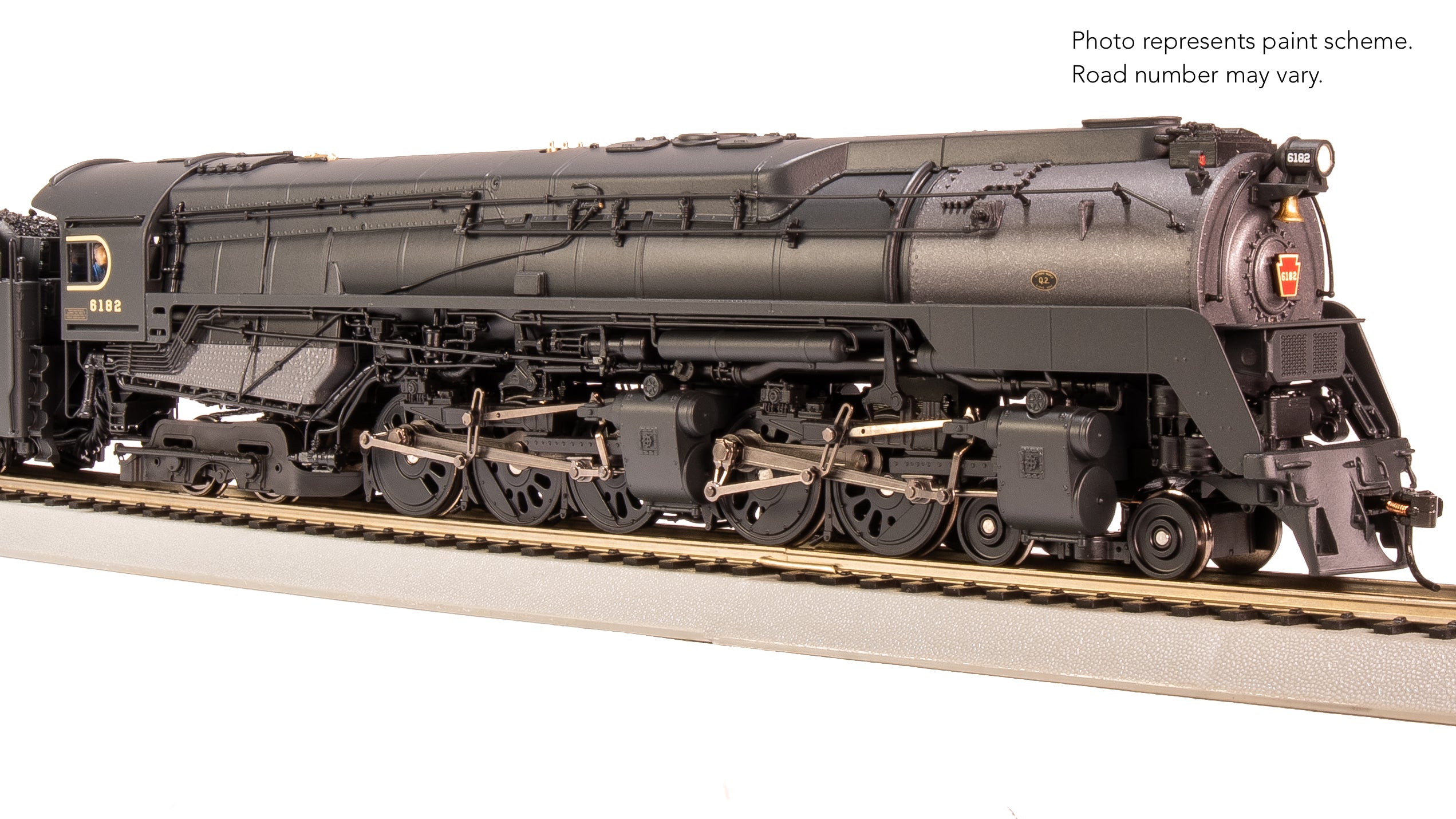 8055 PRR Q2 Duplex, 4-4-6-4, #6182, Production Version, 18,000 gallon tender, No-Sound / DCC-Ready, HO