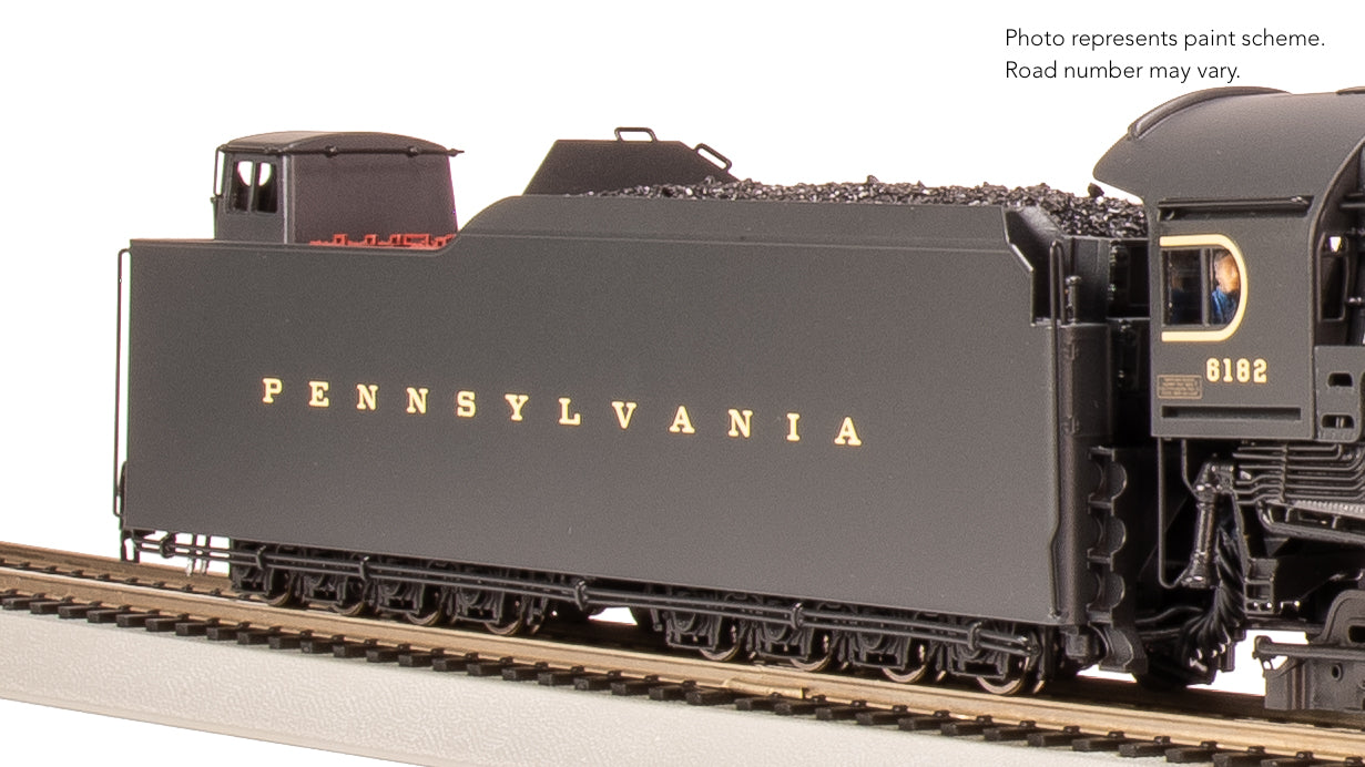 8055 PRR Q2 Duplex, 4-4-6-4, #6182, Production Version, 18,000 gallon tender, No-Sound / DCC-Ready, HO