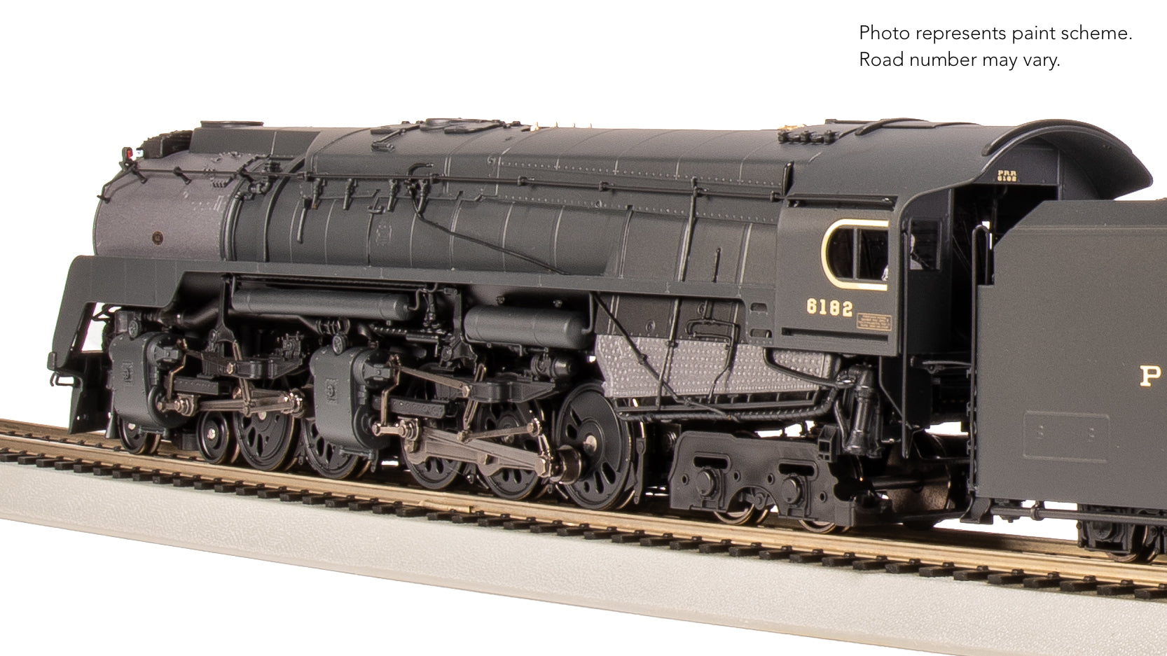 8055 PRR Q2 Duplex, 4-4-6-4, #6182, Production Version, 18,000 gallon tender, No-Sound / DCC-Ready, HO