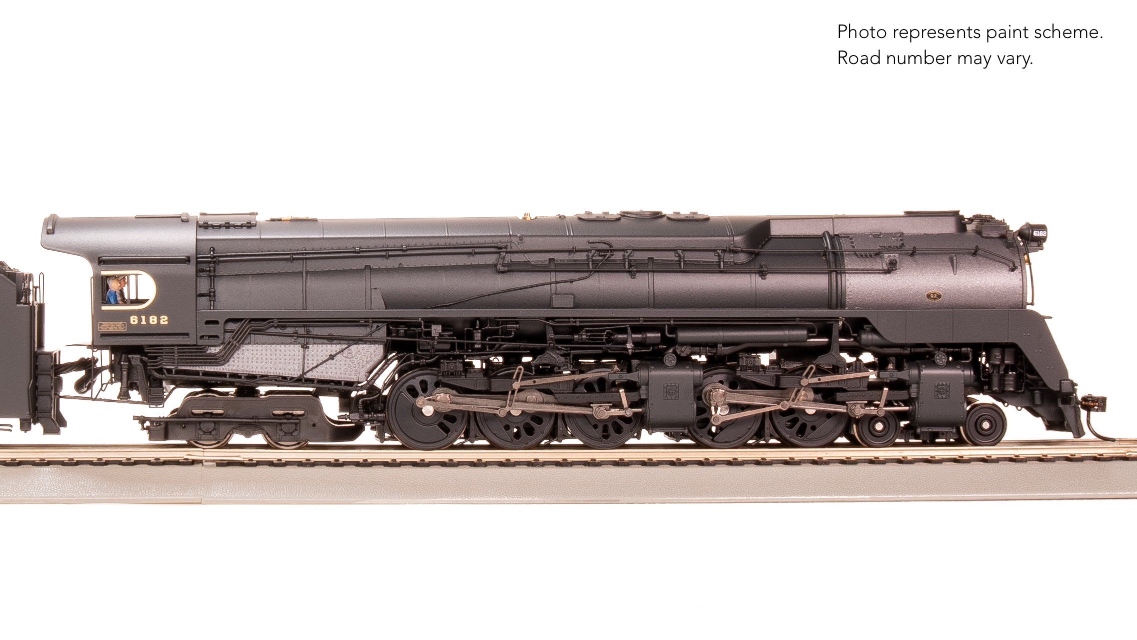 8055 PRR Q2 Duplex, 4-4-6-4, #6182, Production Version, 18,000 gallon tender, No-Sound / DCC-Ready, HO