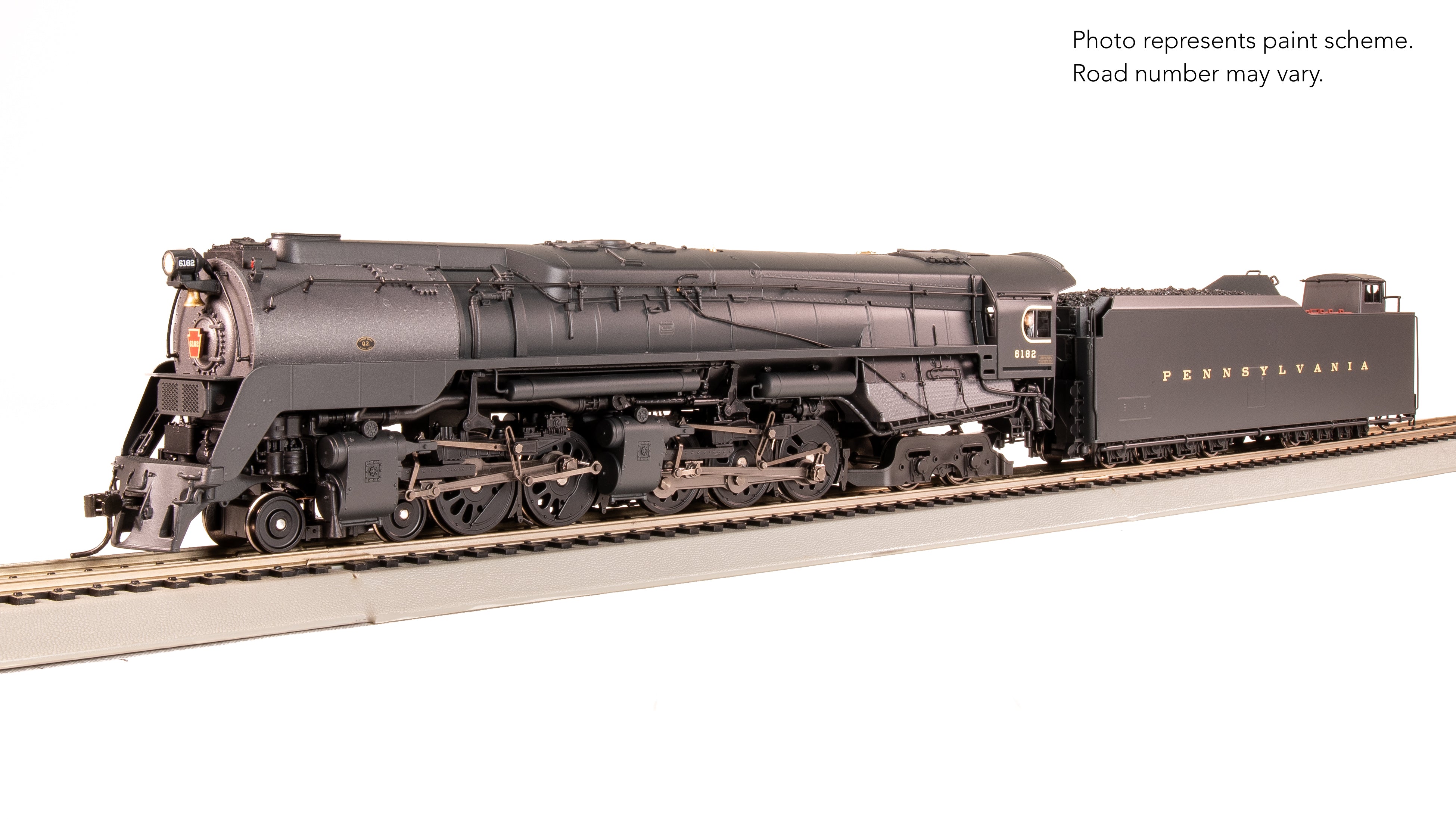 8055 PRR Q2 Duplex, 4-4-6-4, #6182, Production Version, 18,000 gallon tender, No-Sound / DCC-Ready, HO