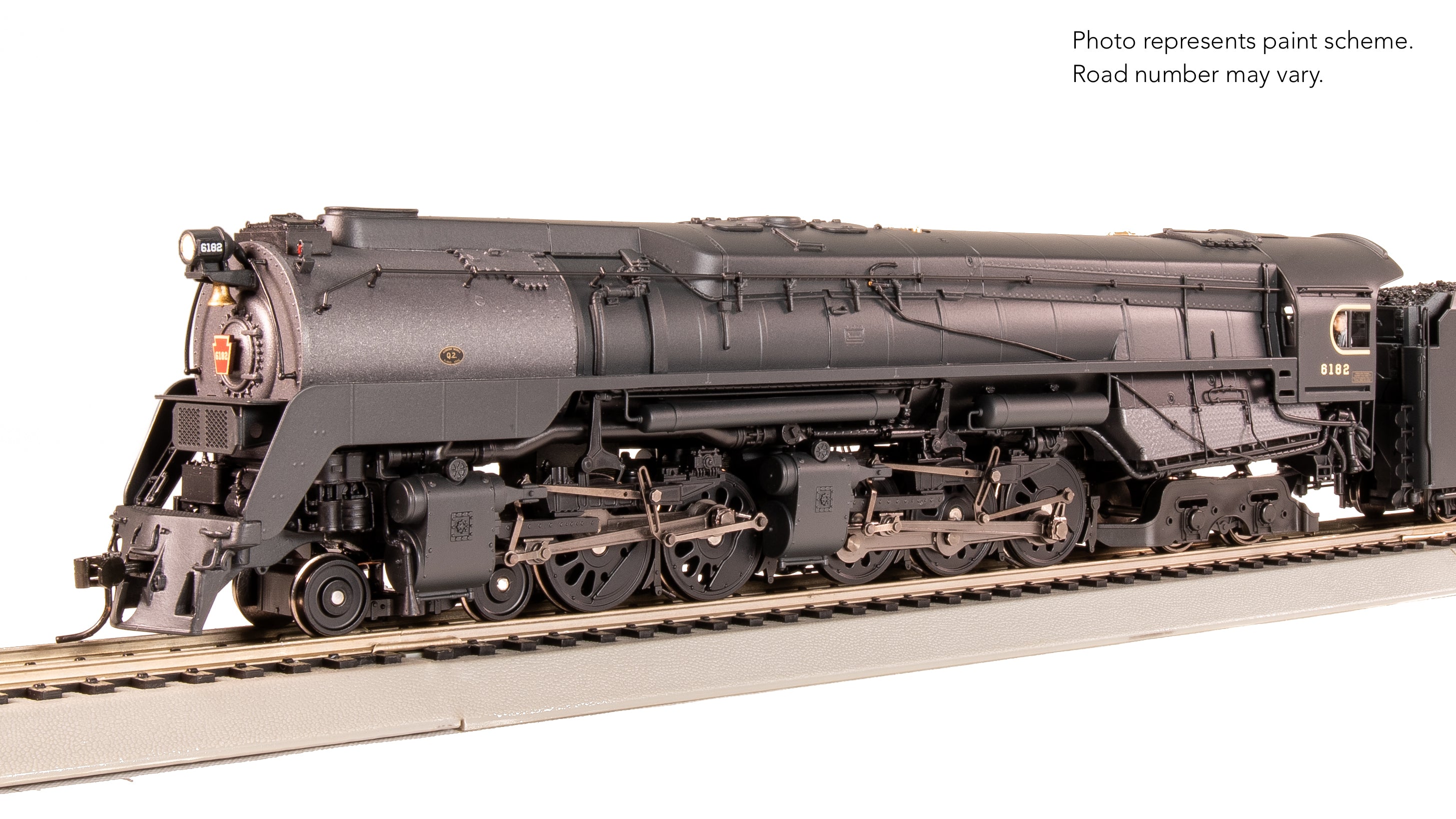 8055 PRR Q2 Duplex, 4-4-6-4, #6182, Production Version, 18,000 gallon tender, No-Sound / DCC-Ready, HO