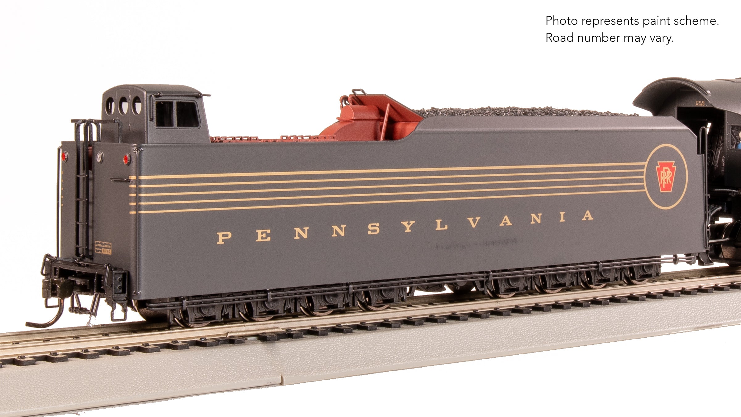 8056 PRR Q2 Duplex, 4-4-6-4, #6190, Prototype Version, DGLE 5-Stripe Fantasy Scheme, No-Sound / DCC-Ready, HO