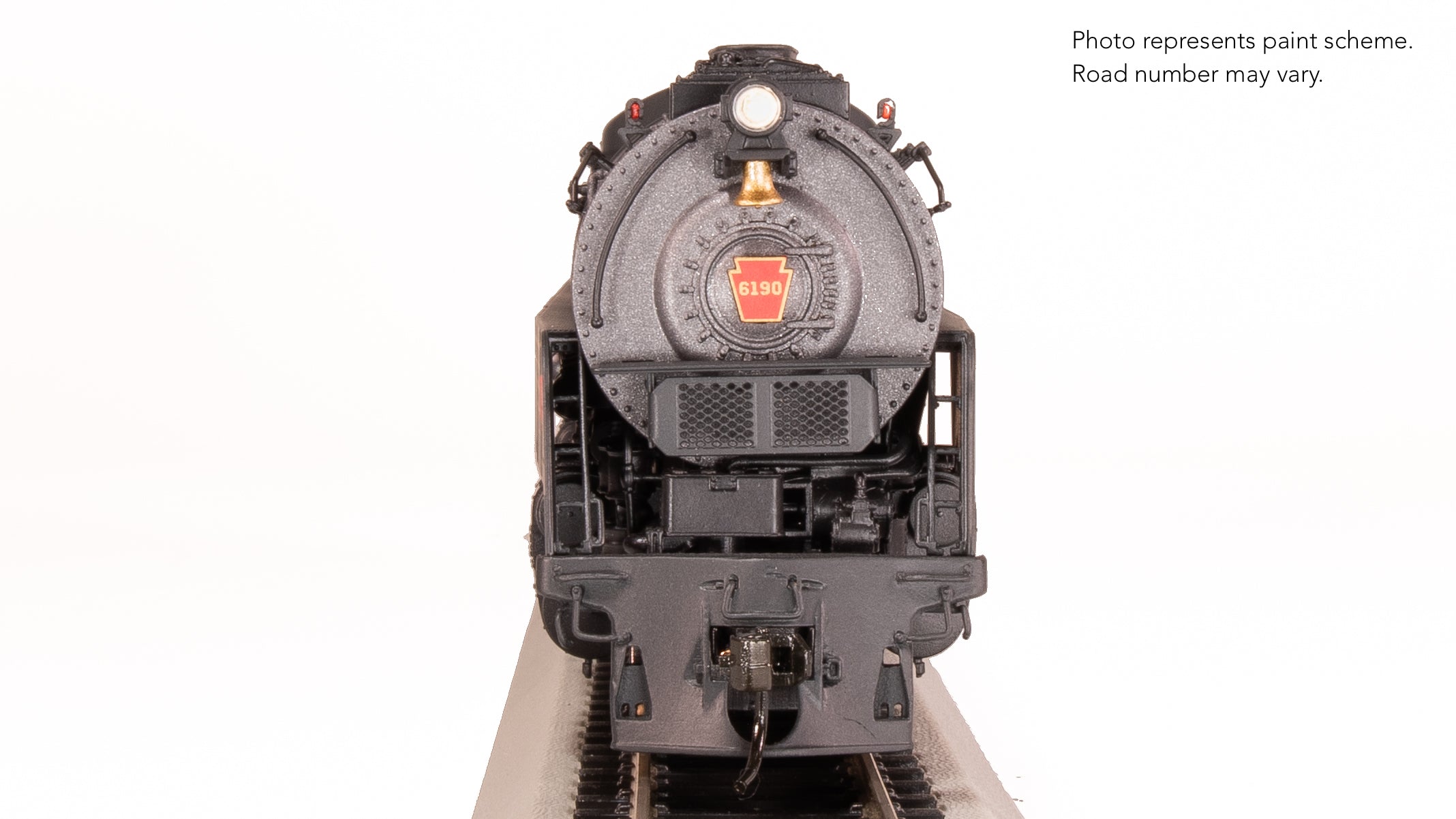 8056 PRR Q2 Duplex, 4-4-6-4, #6190, Prototype Version, DGLE 5-Stripe Fantasy Scheme, No-Sound / DCC-Ready, HO