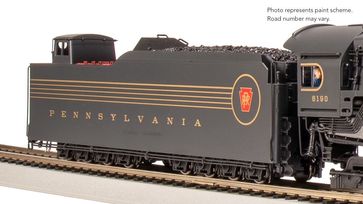 8056 PRR Q2 Duplex, 4-4-6-4, #6190, Prototype Version, DGLE 5-Stripe Fantasy Scheme, No-Sound / DCC-Ready, HO