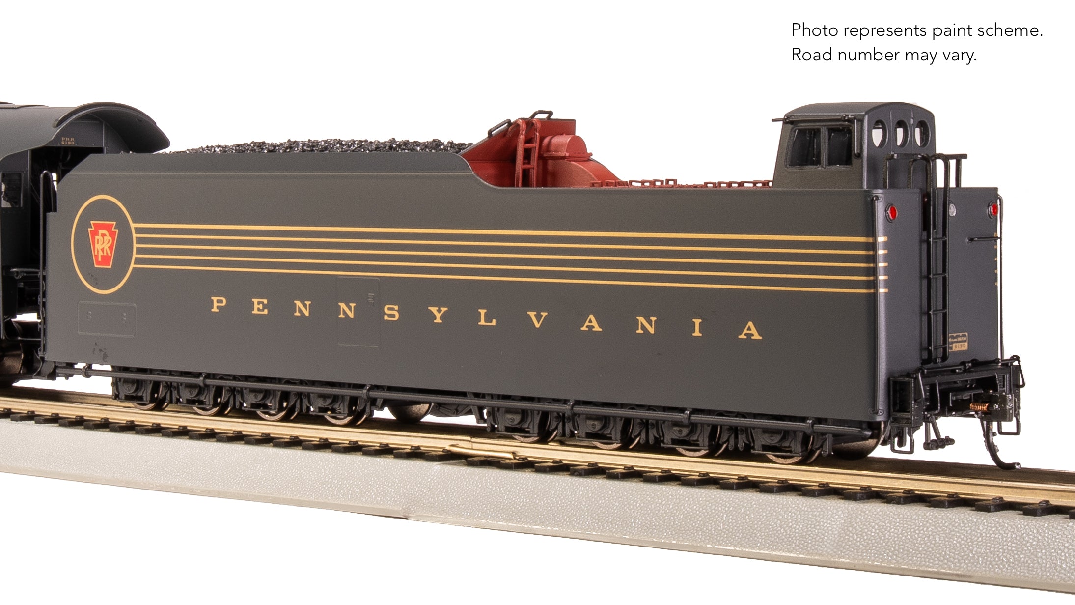 8056 PRR Q2 Duplex, 4-4-6-4, #6190, Prototype Version, DGLE 5-Stripe Fantasy Scheme, No-Sound / DCC-Ready, HO