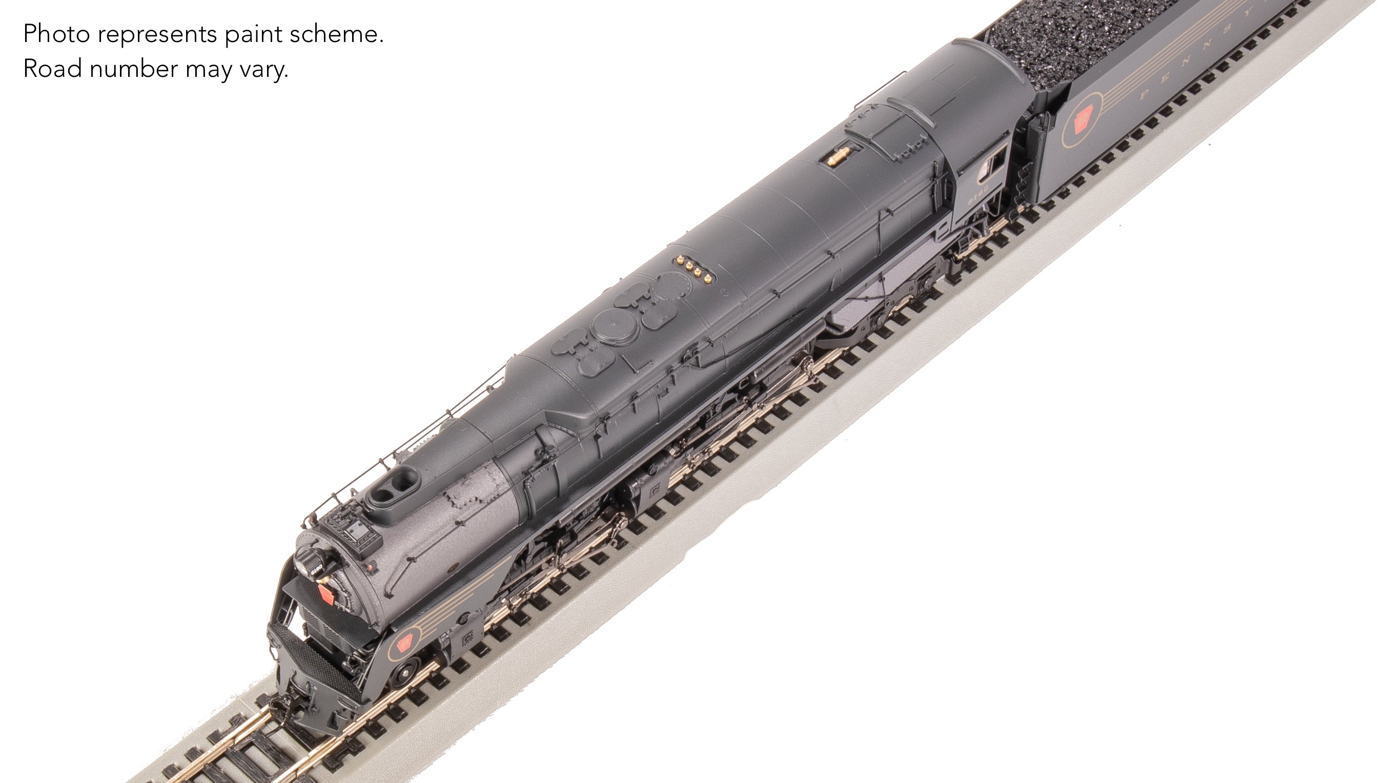 8056 PRR Q2 Duplex, 4-4-6-4, #6190, Prototype Version, DGLE 5-Stripe Fantasy Scheme, No-Sound / DCC-Ready, HO