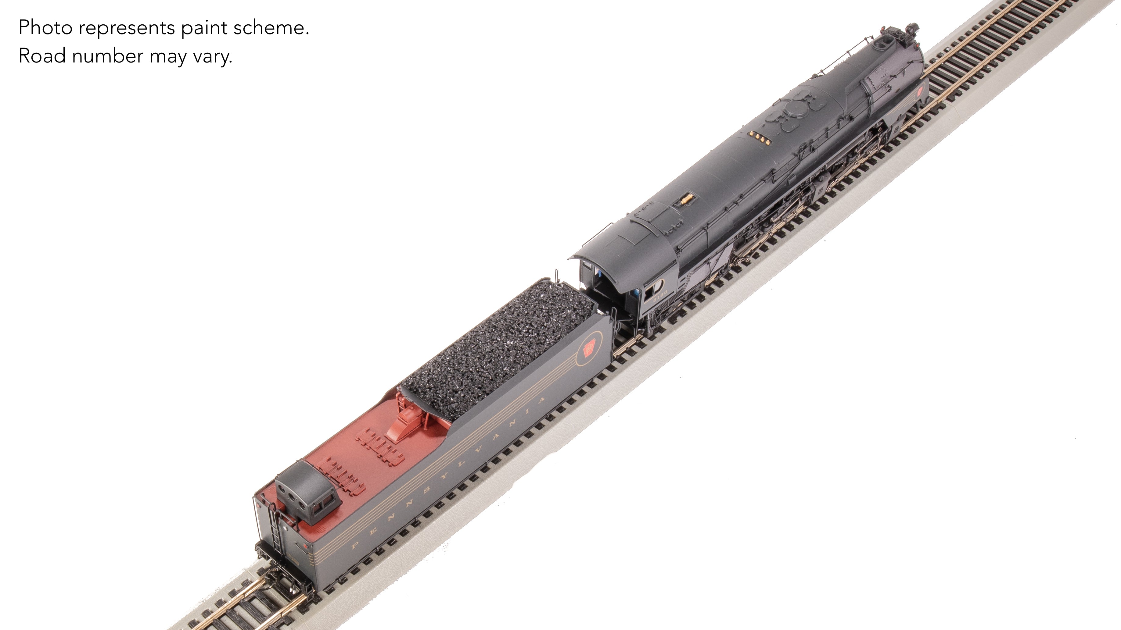 8056 PRR Q2 Duplex, 4-4-6-4, #6190, Prototype Version, DGLE 5-Stripe Fantasy Scheme, No-Sound / DCC-Ready, HO