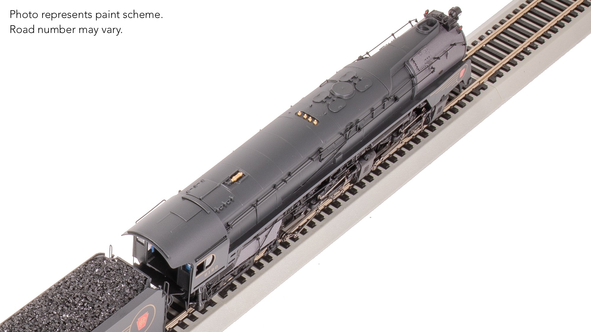 8056 PRR Q2 Duplex, 4-4-6-4, #6190, Prototype Version, DGLE 5-Stripe Fantasy Scheme, No-Sound / DCC-Ready, HO