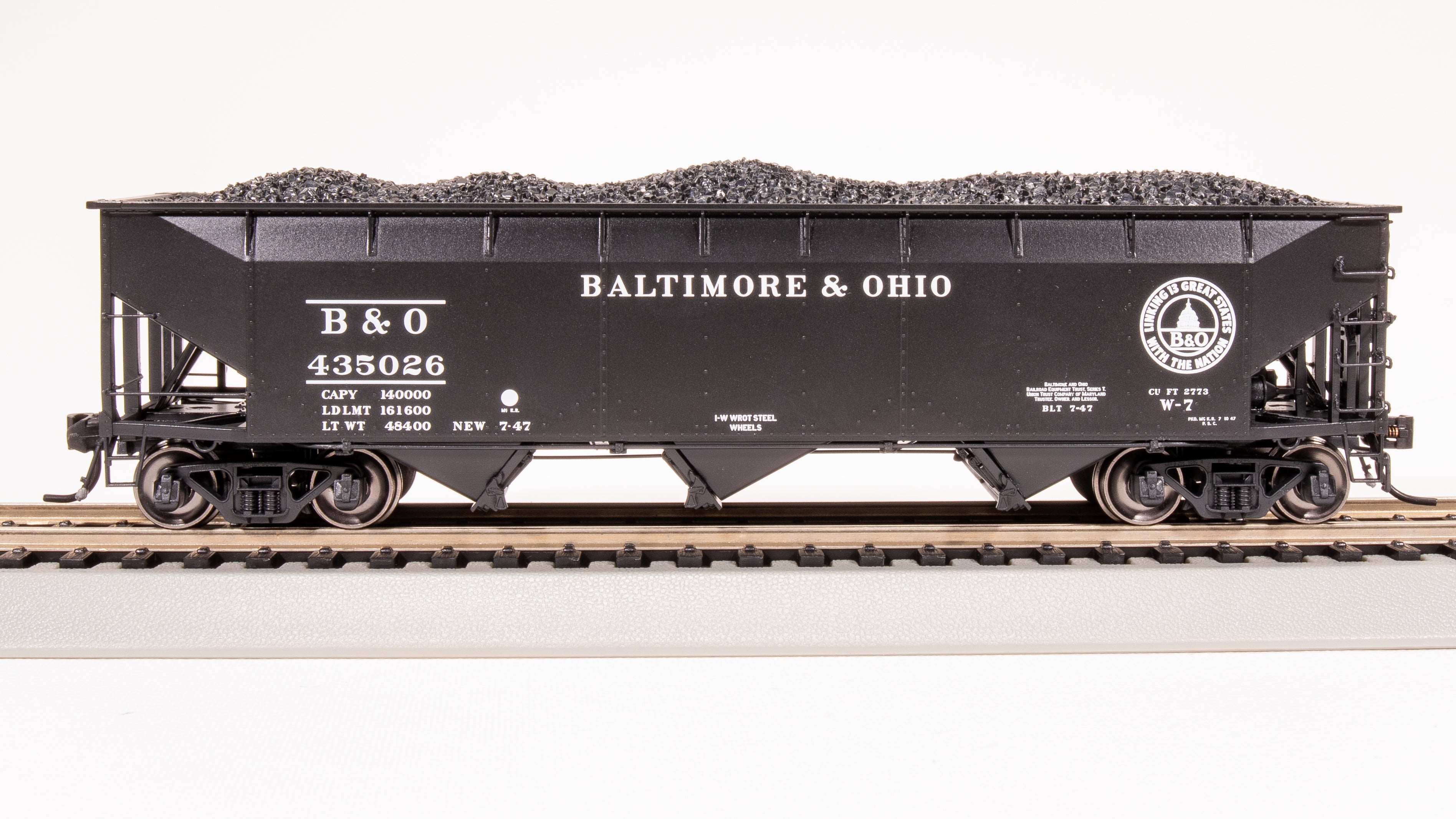 8105 AAR 70-ton Triple Hopper, B&O (W-7), #435125, HO