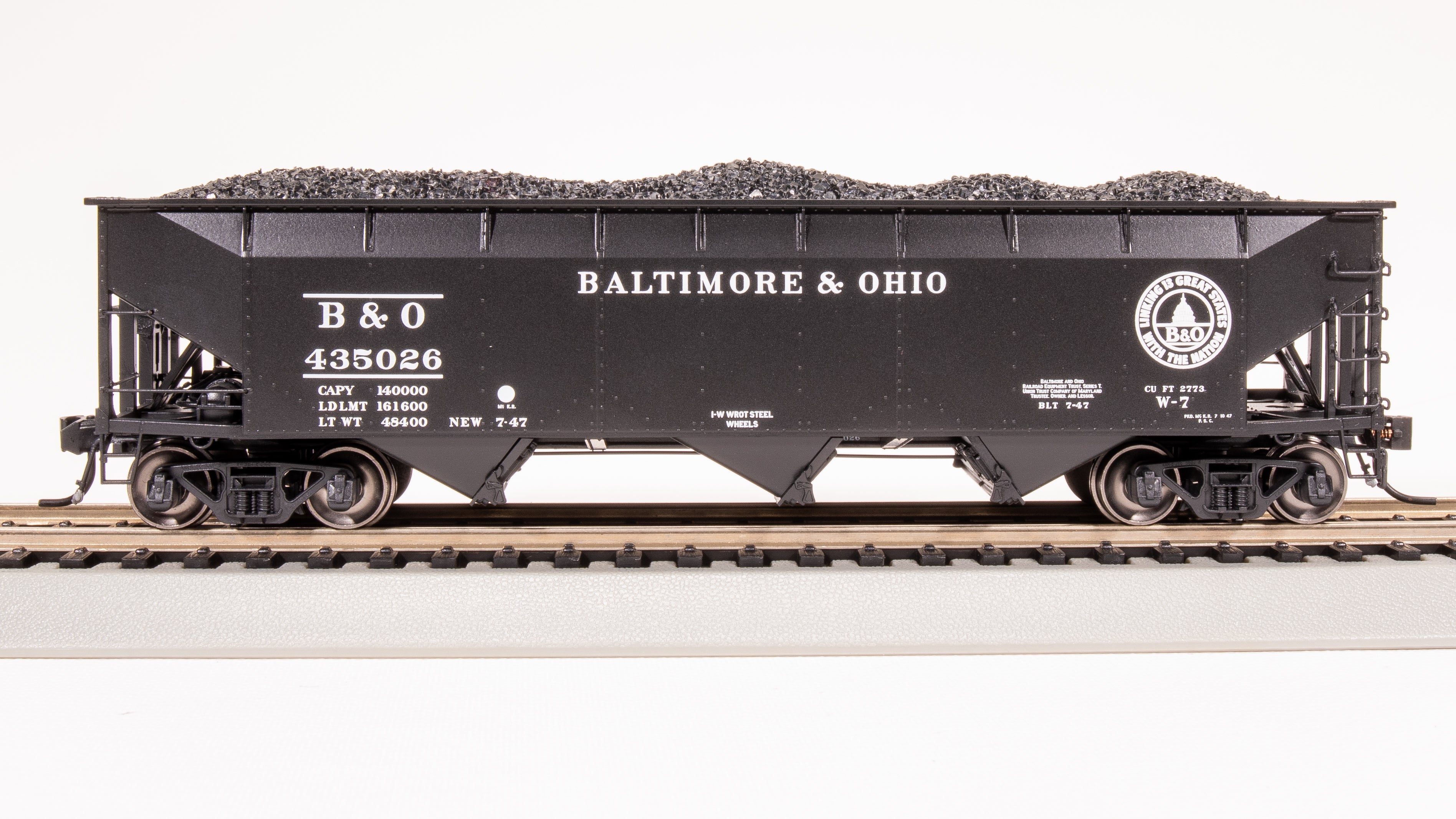 8105 AAR 70-ton Triple Hopper, B&O (W-7), #435125, HO