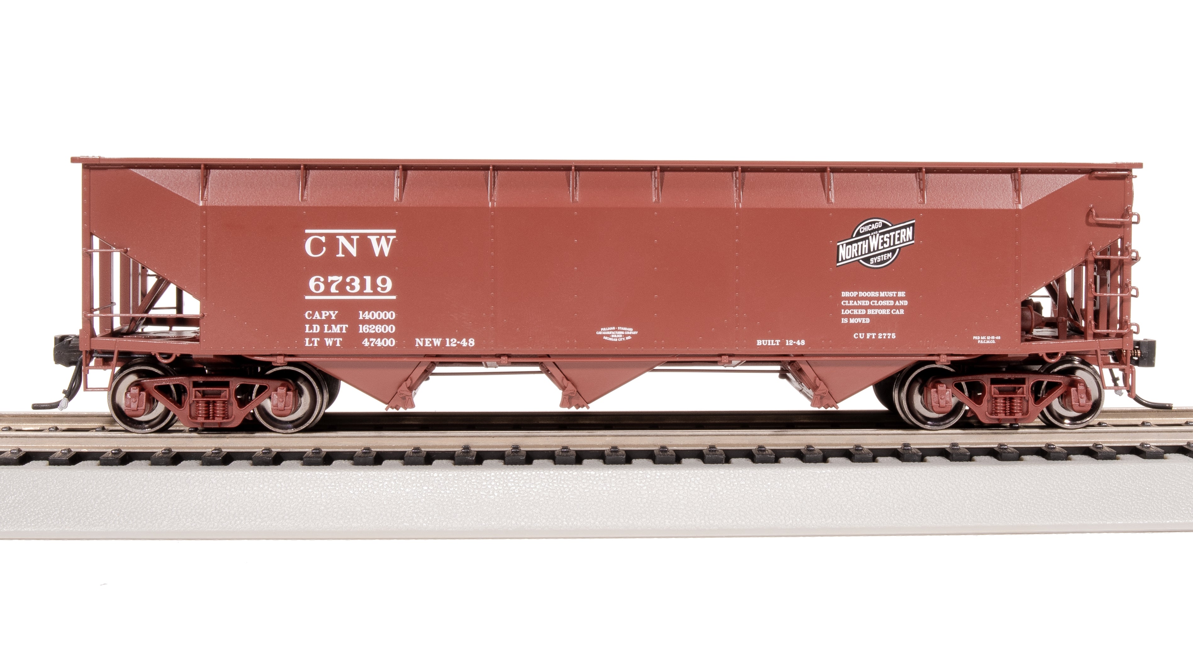 8107 AAR 70-ton Triple Hopper, CNW, #67725, HO