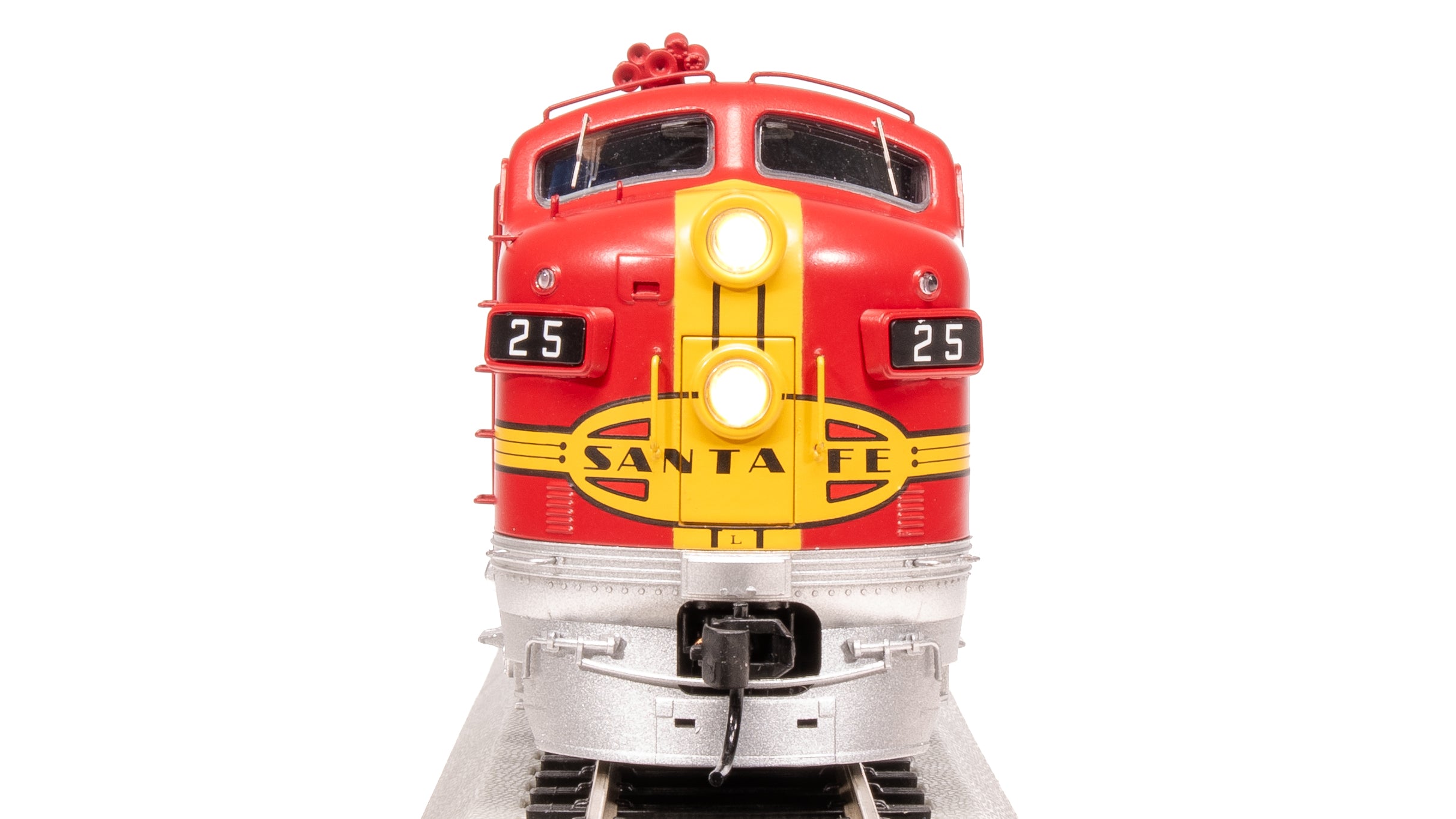 8160 EMD F3 A/B Set, ATSF 25L/25A, Warbonnet Scheme, 1960's Configurat