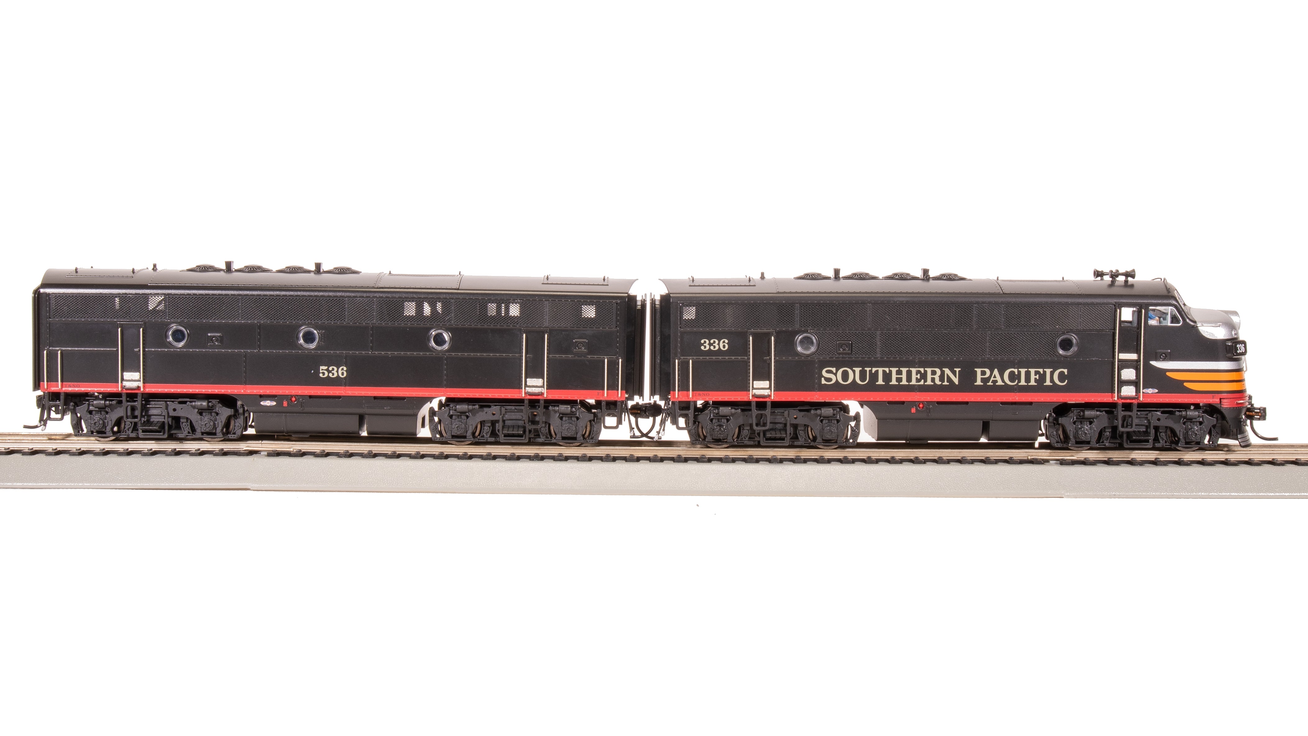 8166 EMD F3 A/B, SP 336/536, Black Widow, A-unit Paragon4 Sound/DC/DCC