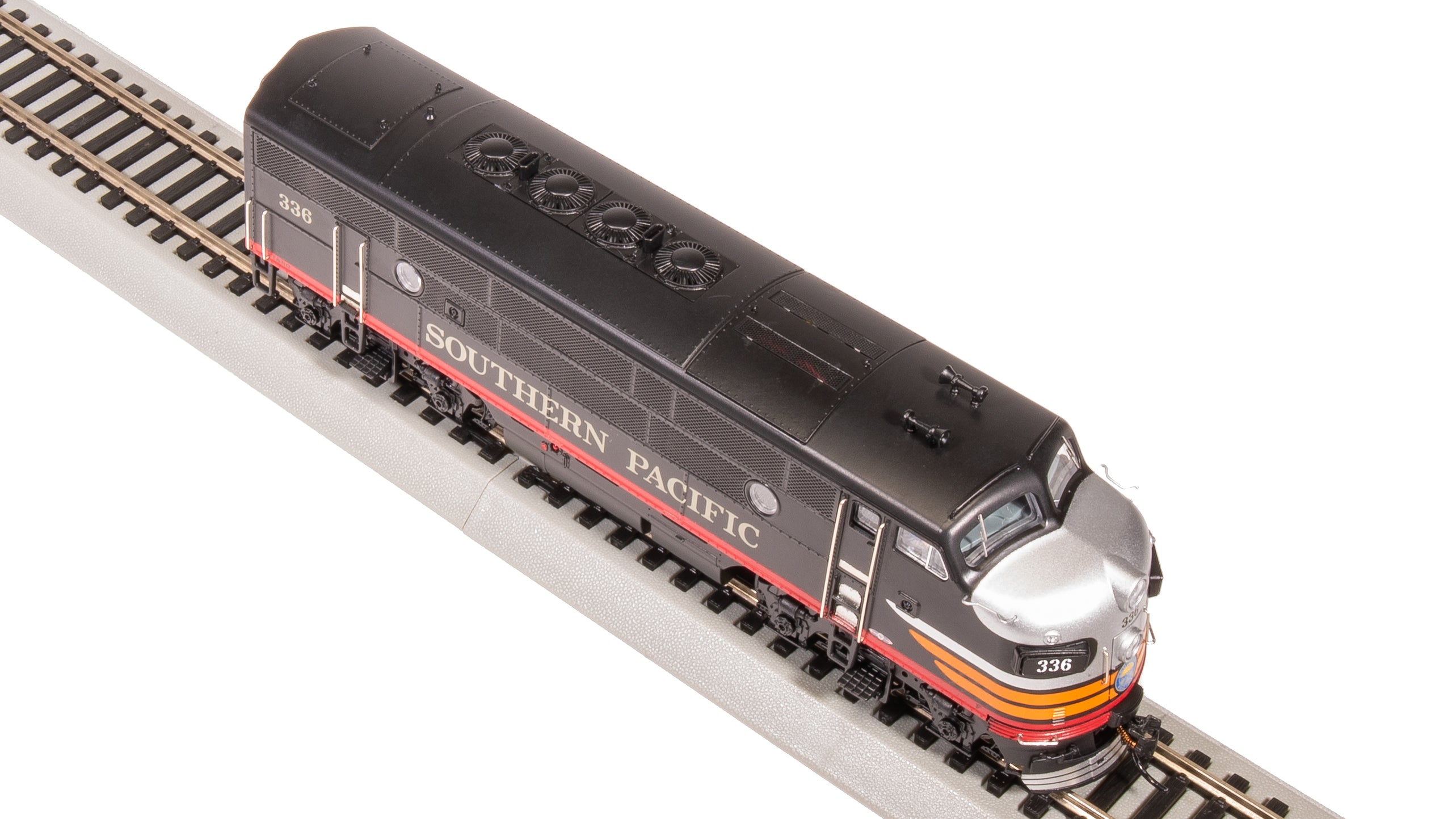 8166 EMD F3 A/B, SP 336/536, Black Widow, A-unit Paragon4 Sound/DC/DCC