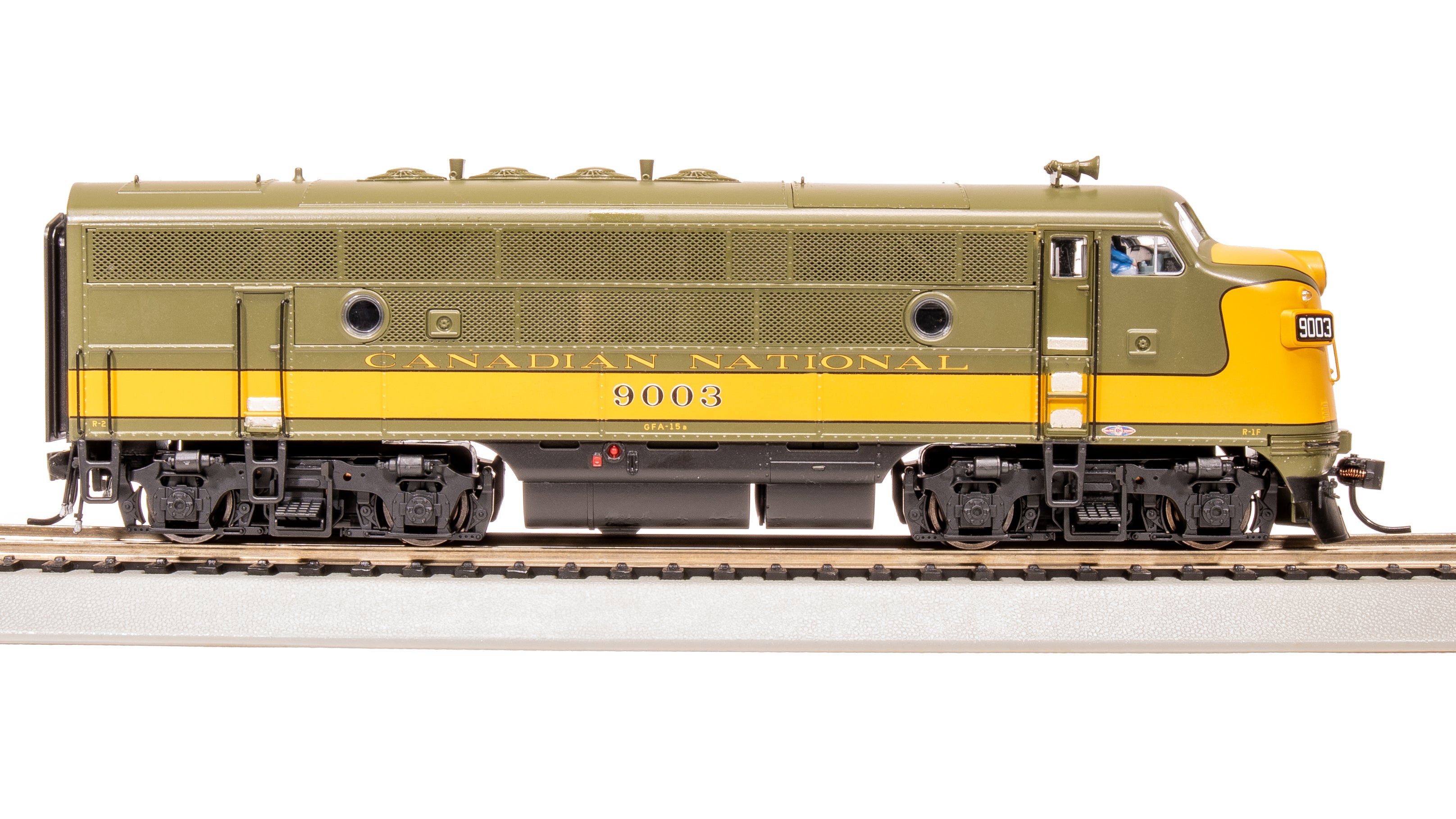 8169 EMD F3A, CN 9005, Olive Green & Imitation Gold, Paragon4 Sound/DC/DCC, HO