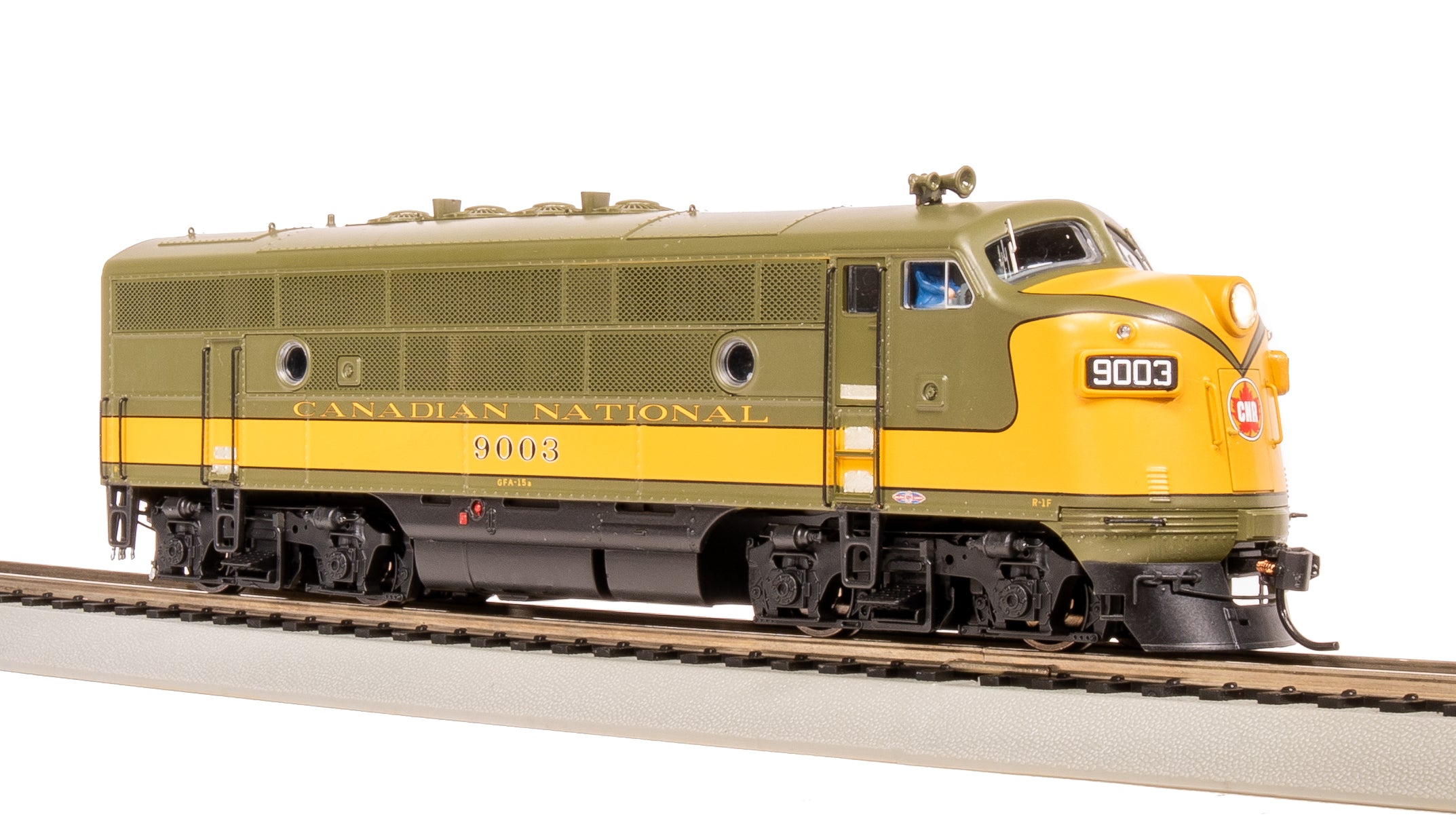 8169 EMD F3A, CN 9005, Olive Green & Imitation Gold, Paragon4 Sound/DC/DCC, HO