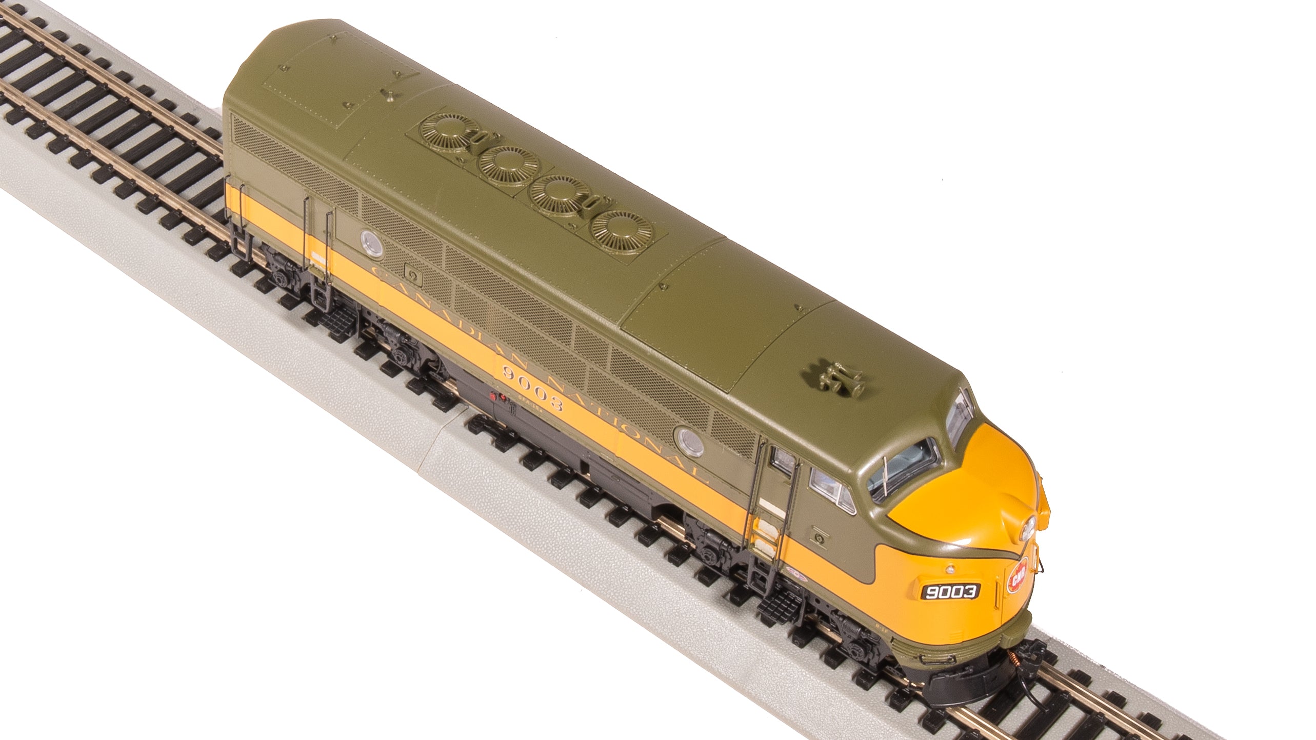 8169 EMD F3A, CN 9005, Olive Green & Imitation Gold, Paragon4 Sound/DC/DCC, HO