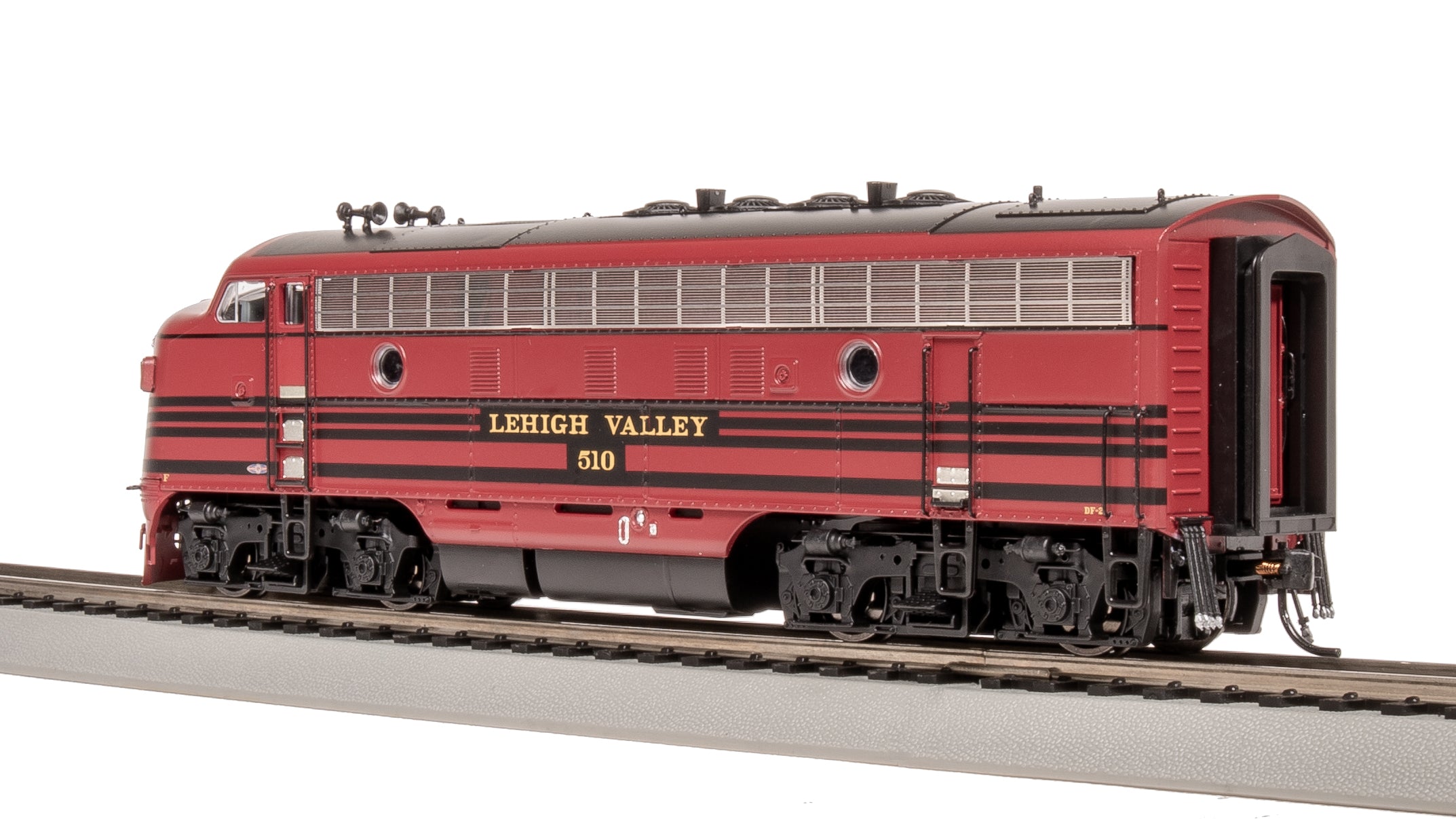 8172 EMD F3A, LV 512, Cornell Red w/ Black Stirpes, Paragon4 Sound/DC/