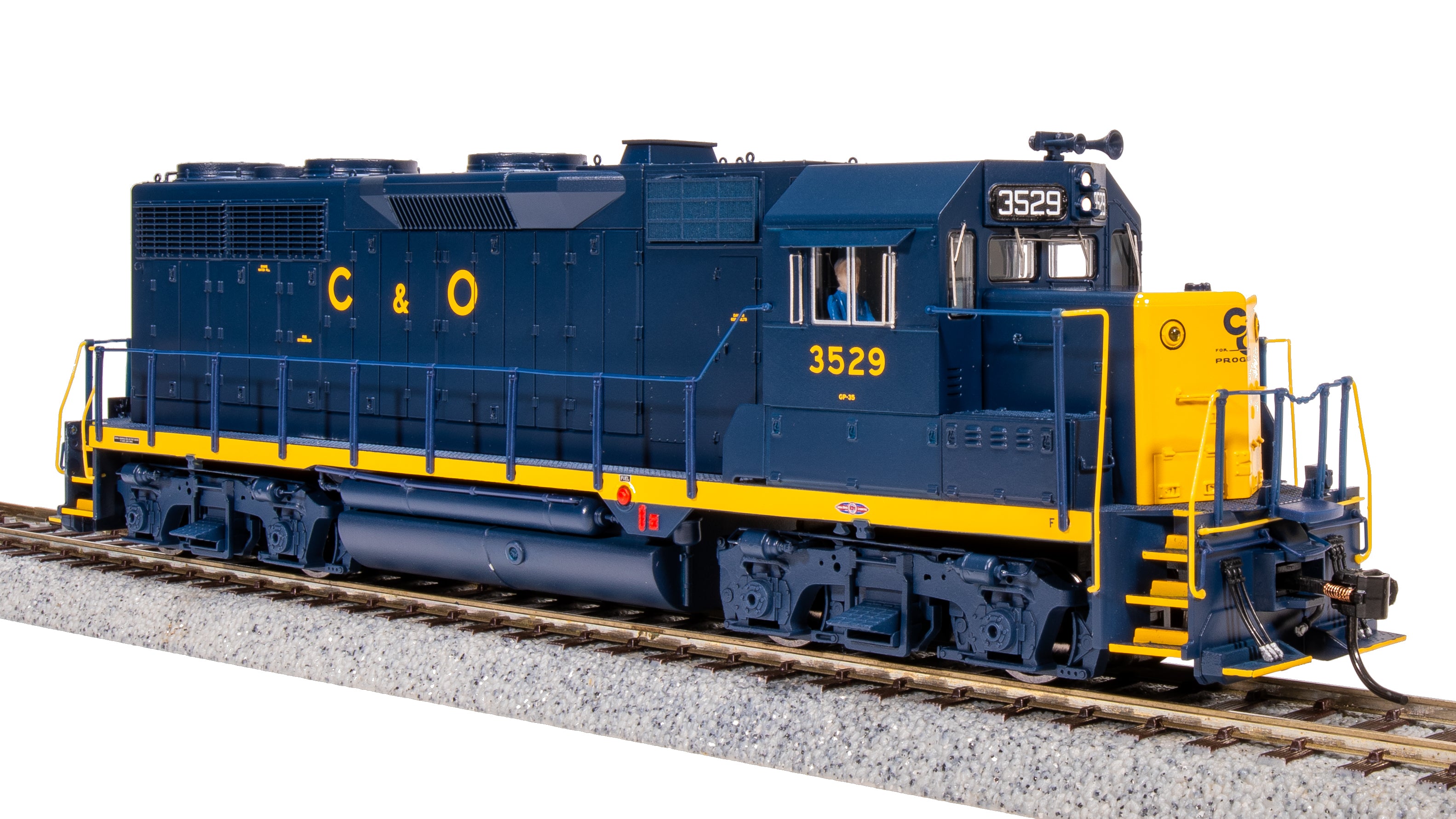 8223 EMD GP35, C&O 3529, "C&O" w/ Yellow Nose, No-Sound / DCC-Ready, HO Default Title