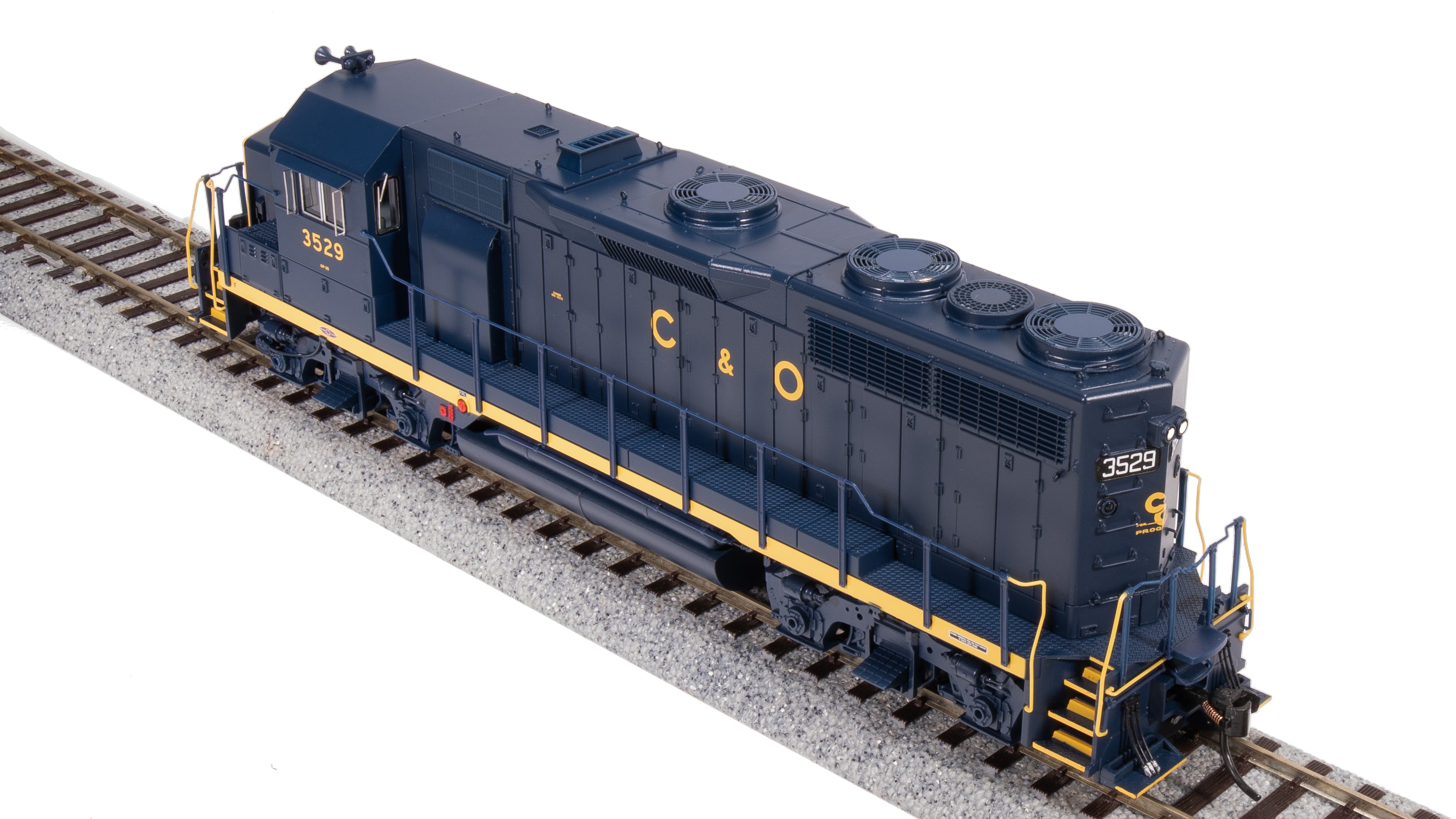 8223 EMD GP35, C&O 3529, "C&O" w/ Yellow Nose, No-Sound / DCC-Ready, HO Default Title