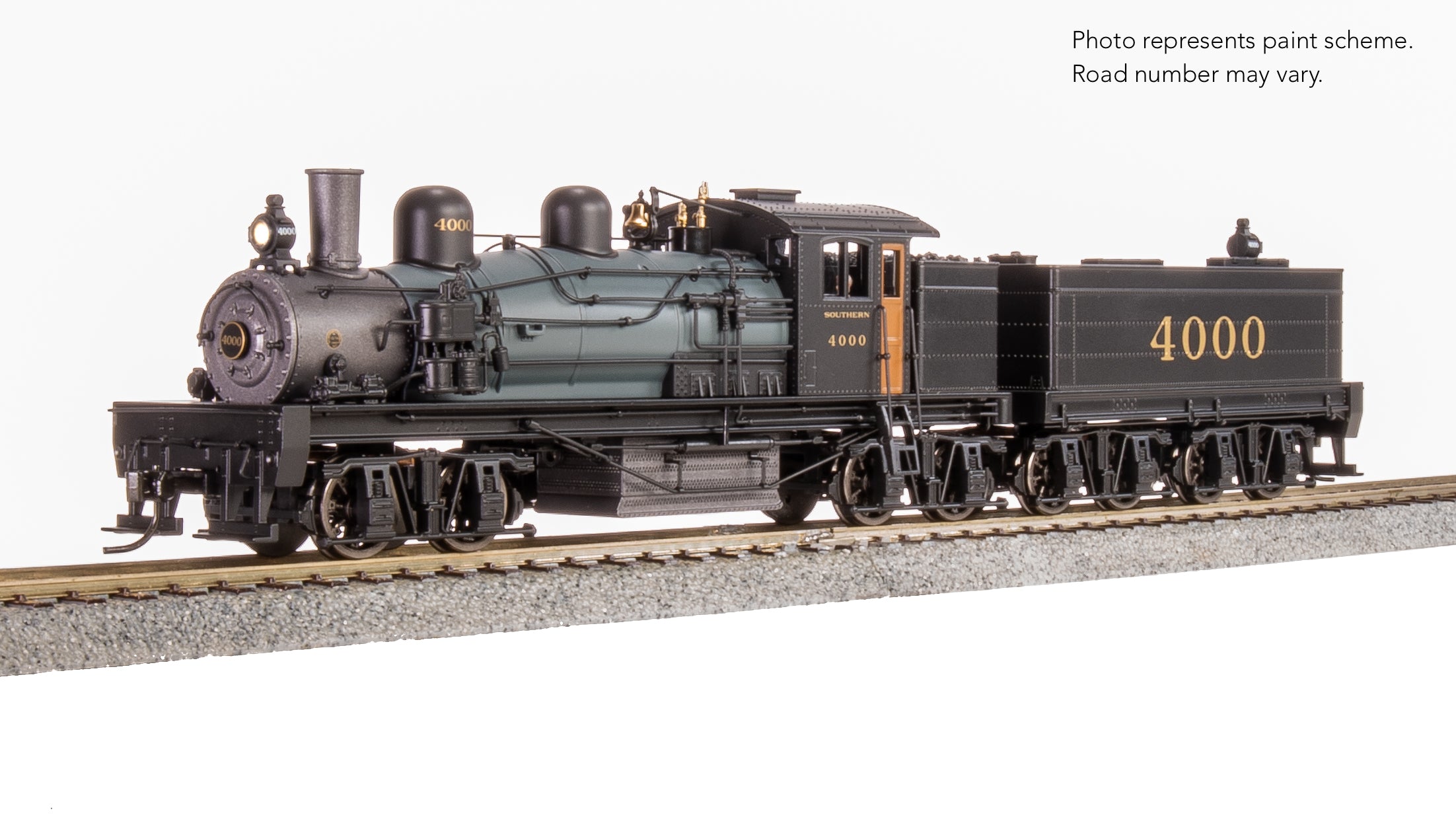 8254 Class D 4-truck Shay, SOU #4000, As-Delivered Paint, No-Sound / DCC-Ready, HO