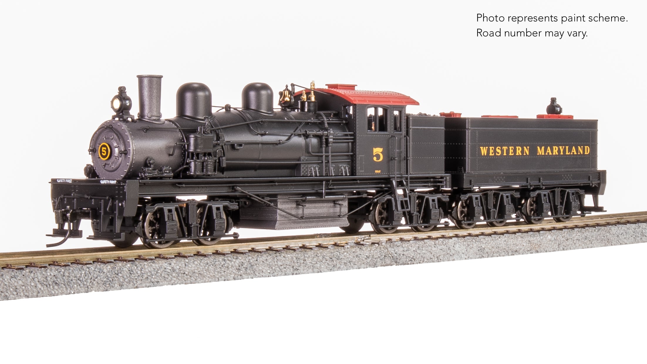 8257 Class D 4-truck Shay, WM #5, No-Sound / DCC-Ready, HO