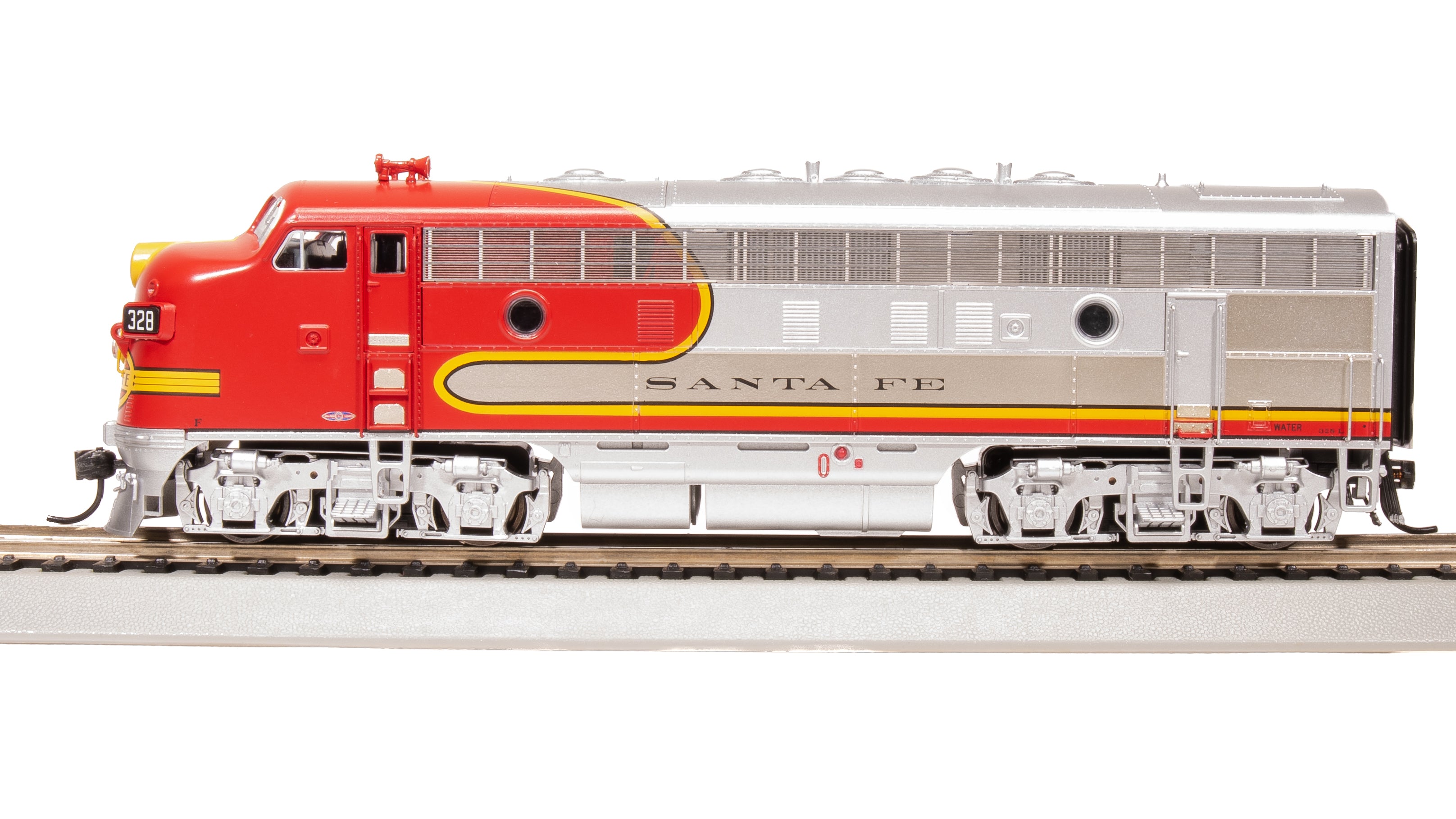 8300 EMD F7A, ATSF 334L, Warbonnet, 1950's Details, No-Sound / DCC-Ready, HO