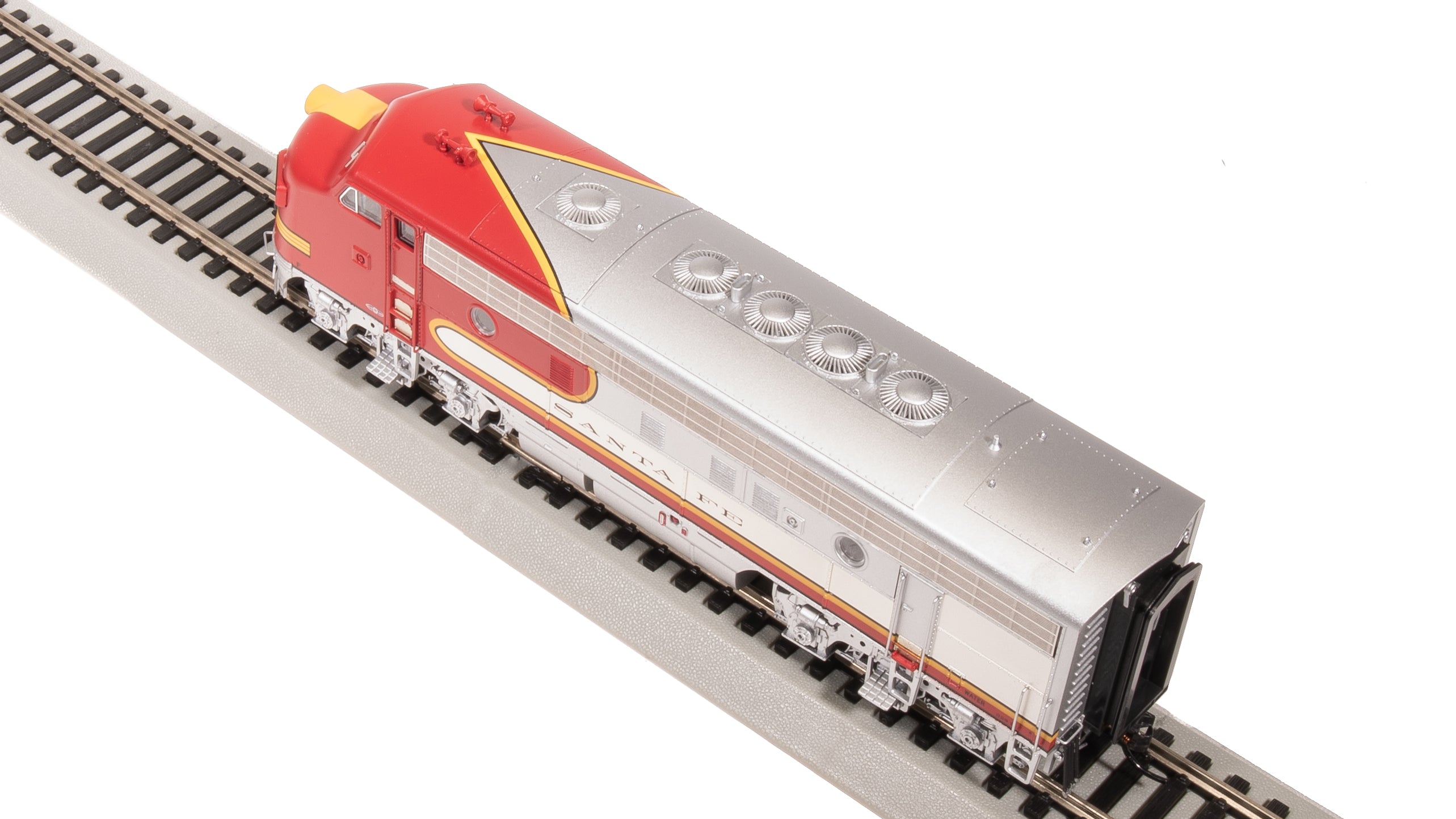 8300 EMD F7A, ATSF 334L, Warbonnet, 1950's Details, No-Sound / DCC-Ready, HO