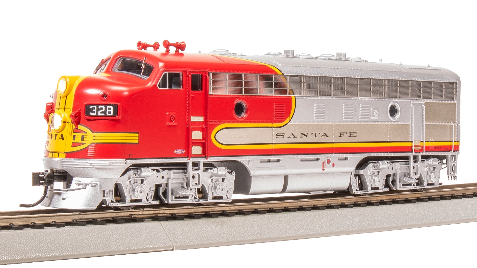 8300 EMD F7A, ATSF 334L, Warbonnet, 1950's Details, No-Sound / DCC-Ready, HO