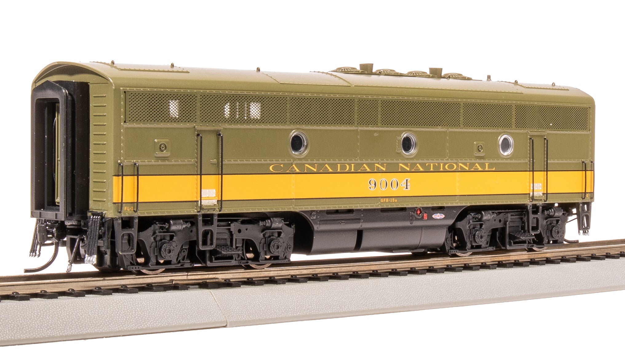 8333 EMD F3B, CN 9004, Olive Green & Imitation Gold, No-Sound / DCC-Ready, HO