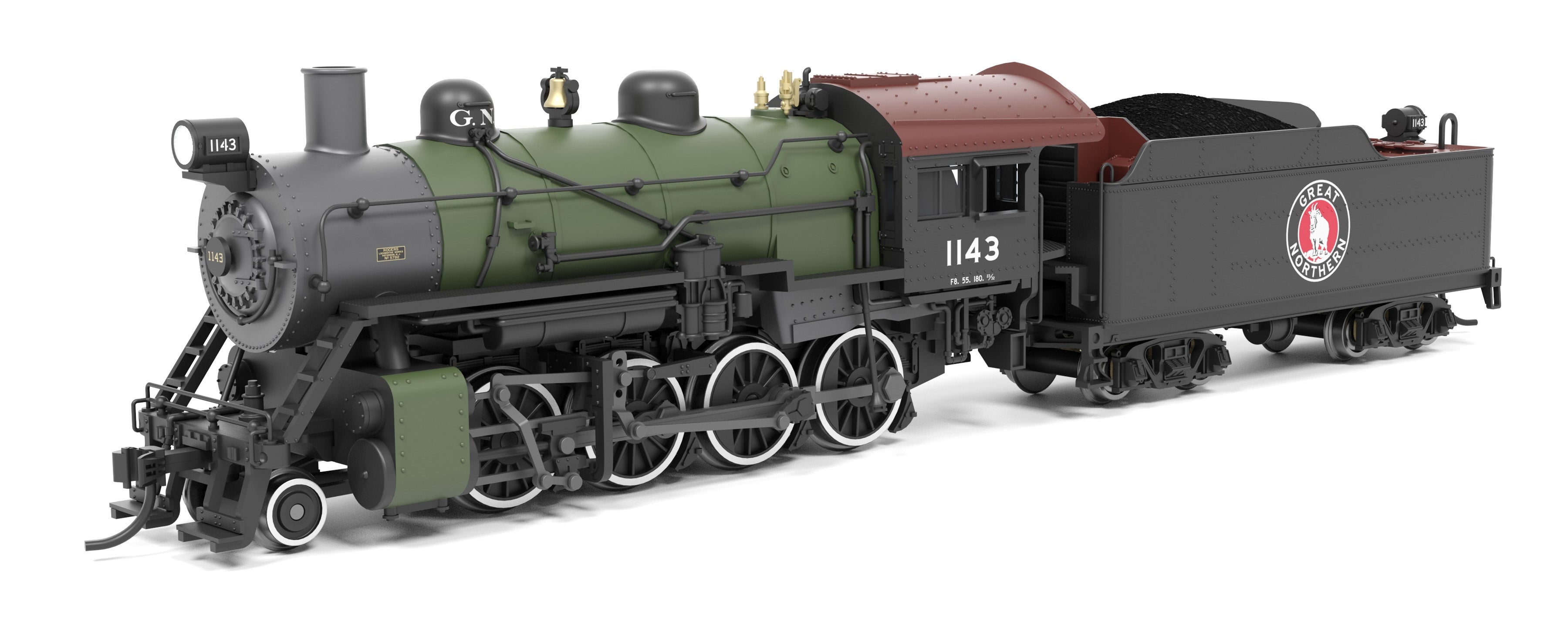8401 2-8-0 Consolidation, GN 1143, No-Sound / DCC-Ready, N