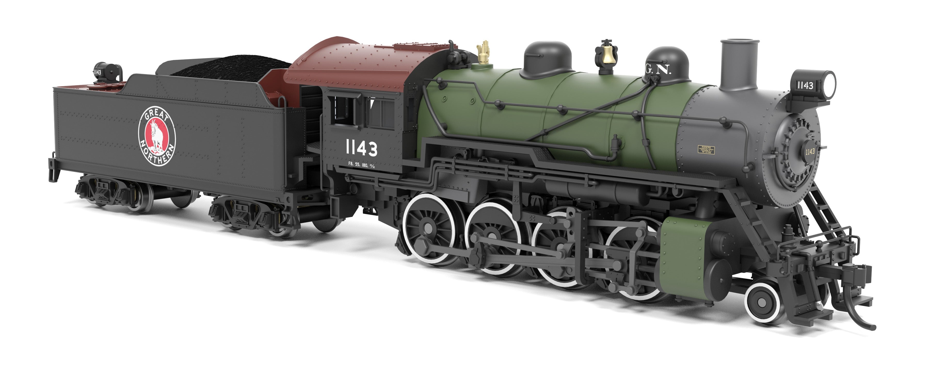 8401 2-8-0 Consolidation, GN 1143, No-Sound / DCC-Ready, N