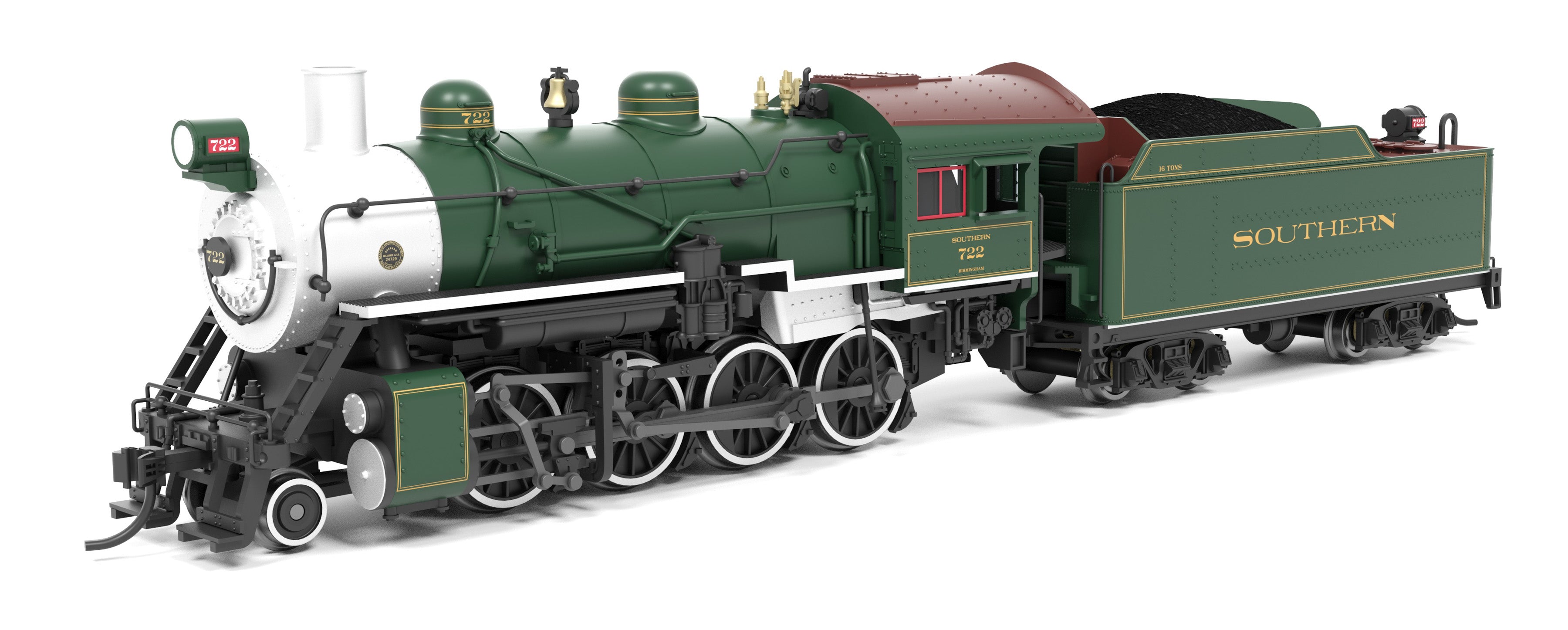 8386 2-8-0 Consolidation, SOU 722, Paragon4 Sound/DC/DCC, w/ Smoke, N