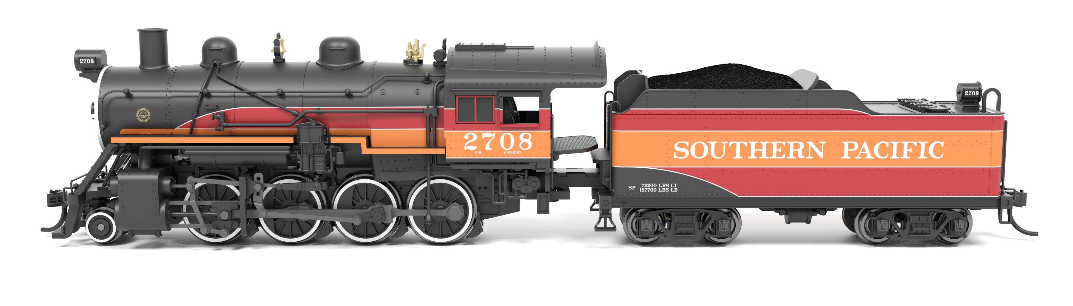 8388 2-8-0 Consolidation, SP 2720, Paragon4 Sound/DC/DCC, w/ Smoke, N