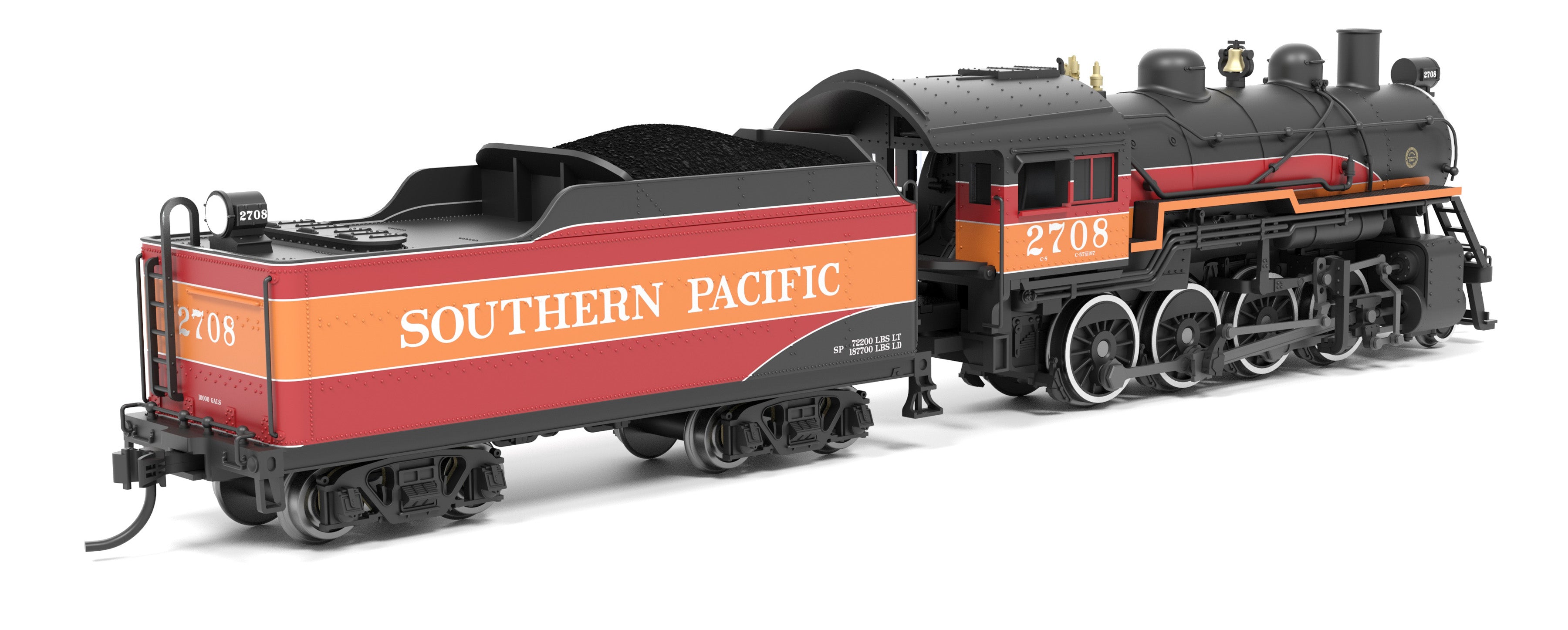 8388 2-8-0 Consolidation, SP 2720, Paragon4 Sound/DC/DCC, w/ Smoke, N